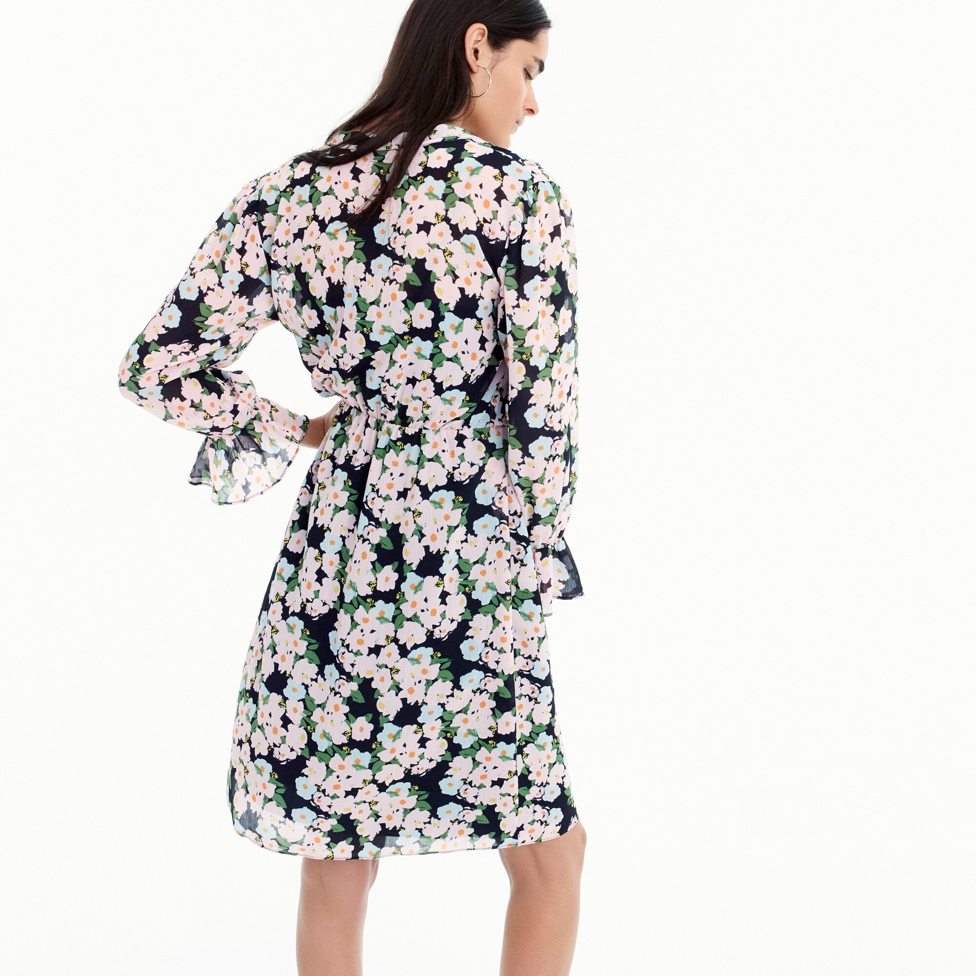 J.Crew Mercantile Drapey Tie-Front Dress 