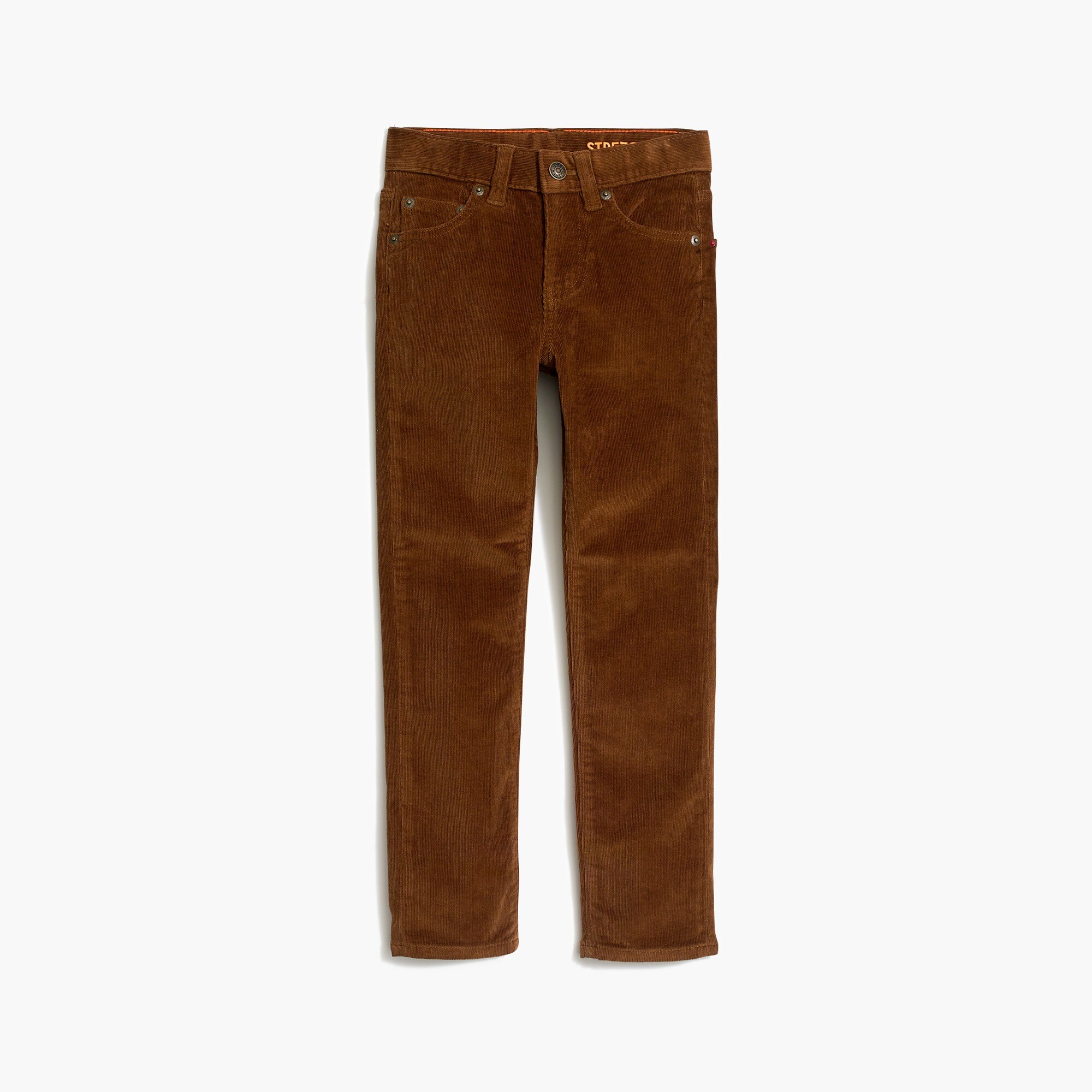 factory: boys' slim flex corduroy pant for boys, right side, view zoomed
