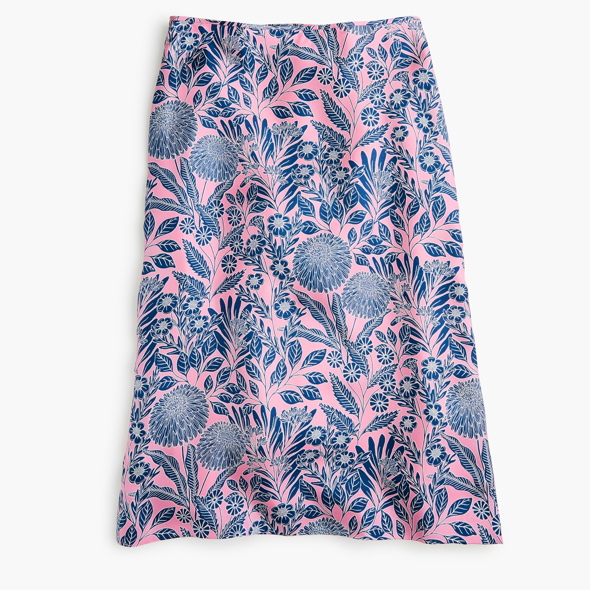 J.Crew X Abigail Borg silk slip skirt