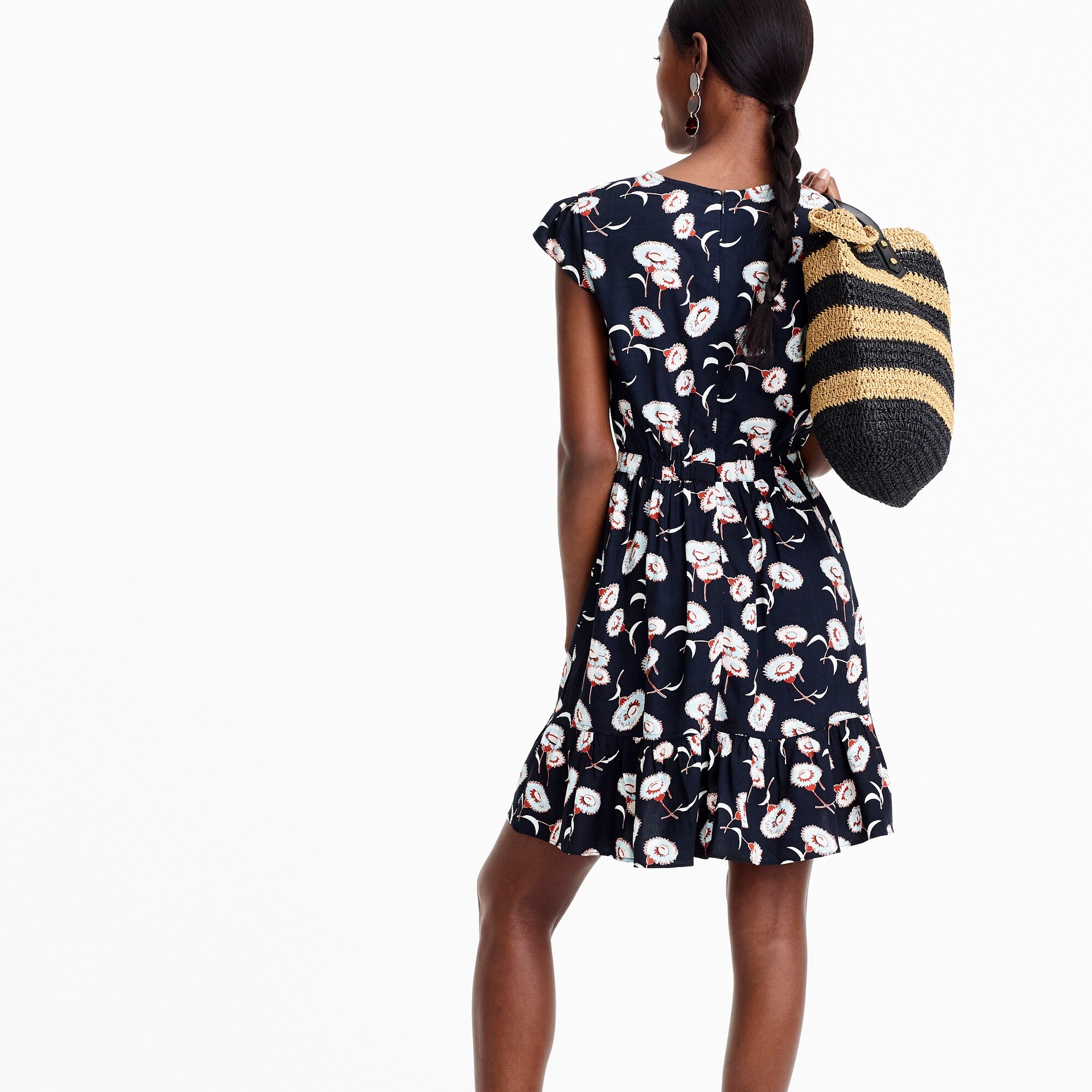 j crew faux wrap dress