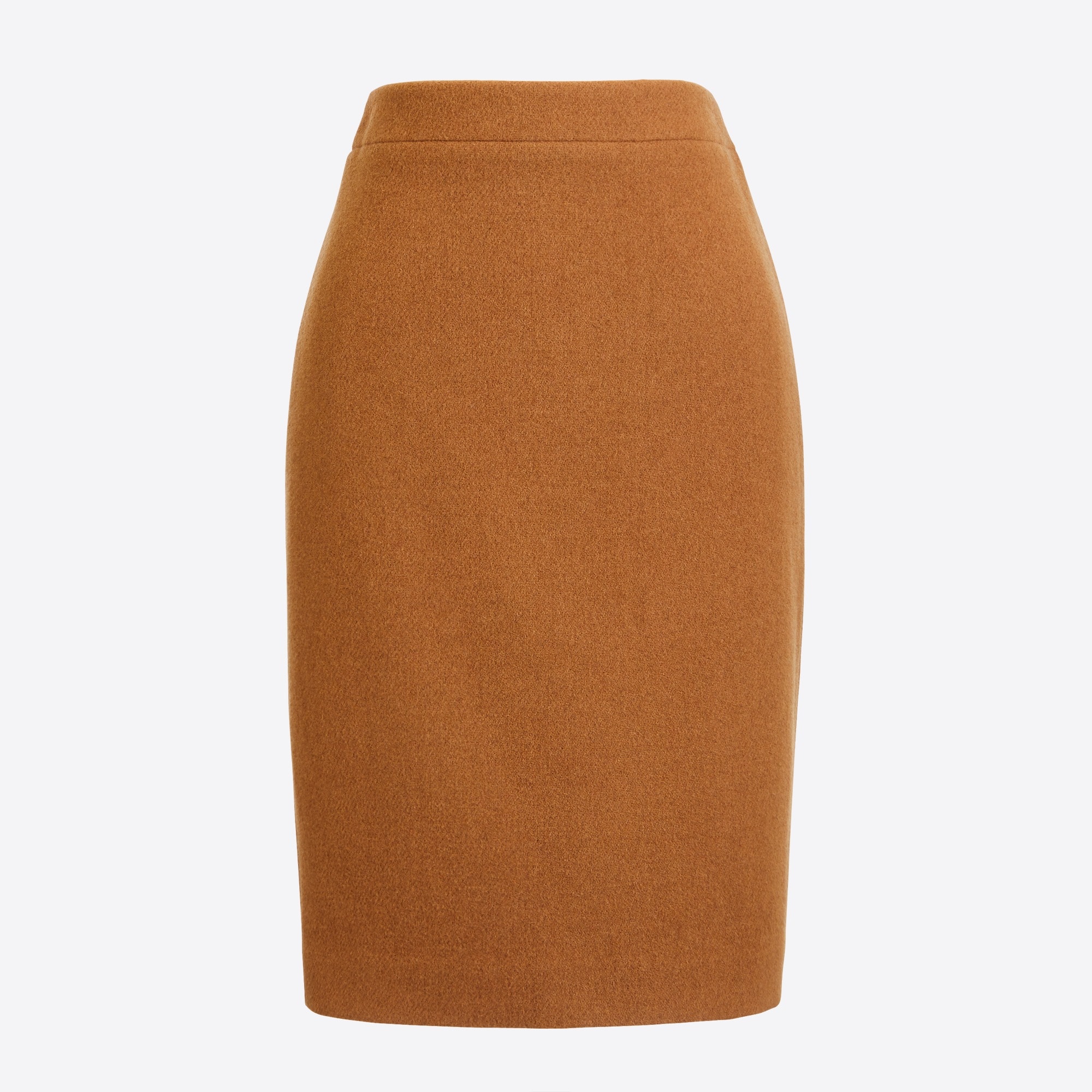 Pencil skirt in double-serge wool
