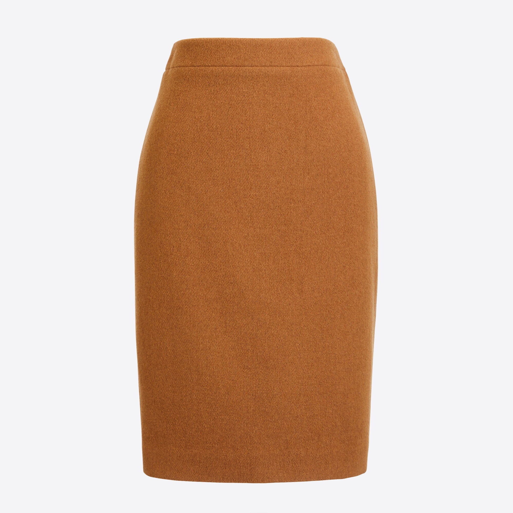Pencil skirt in double-serge wool