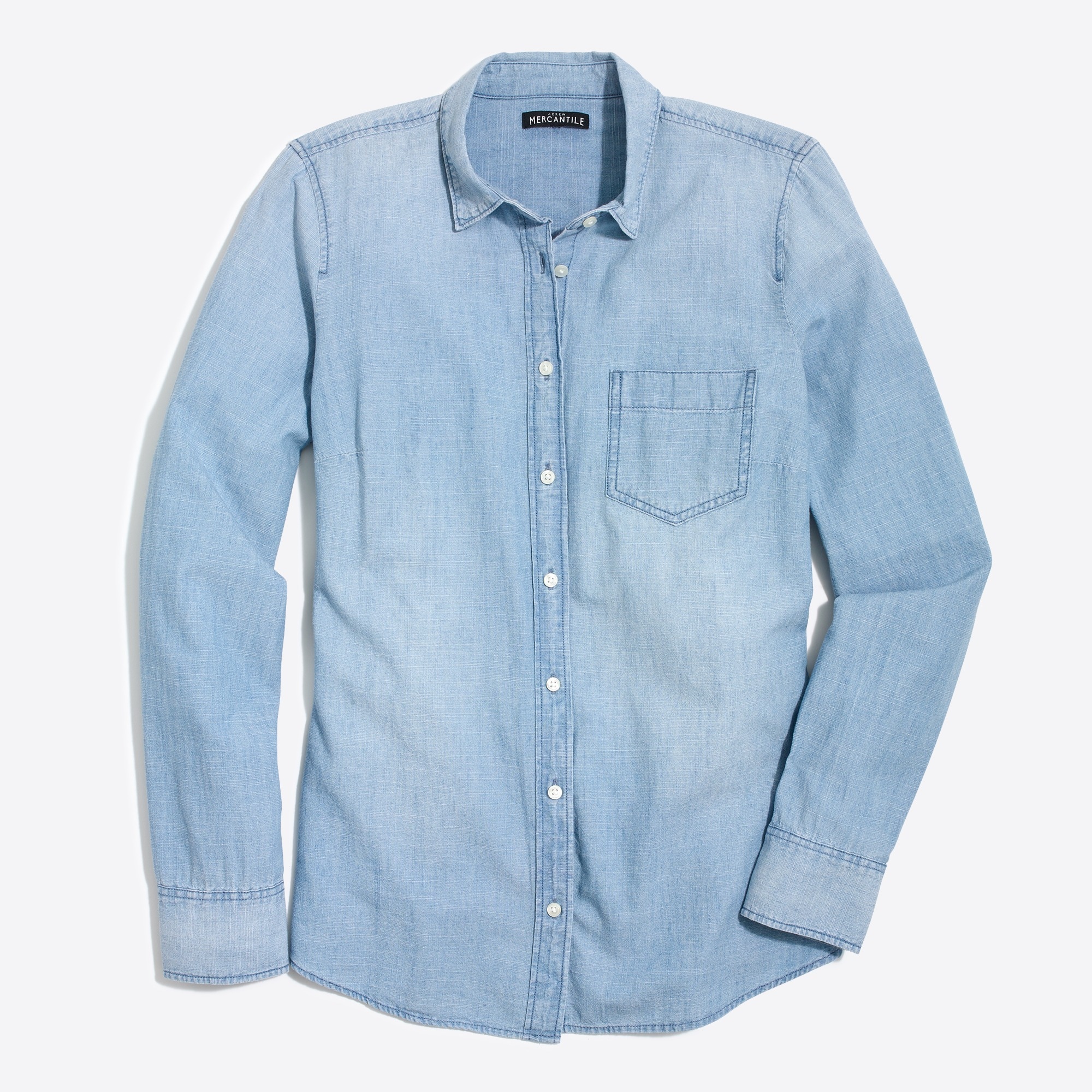 J.Crew Factory: Chambray Shirt In 