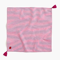 Image 1 for Bandana scarf in strawberry stripe