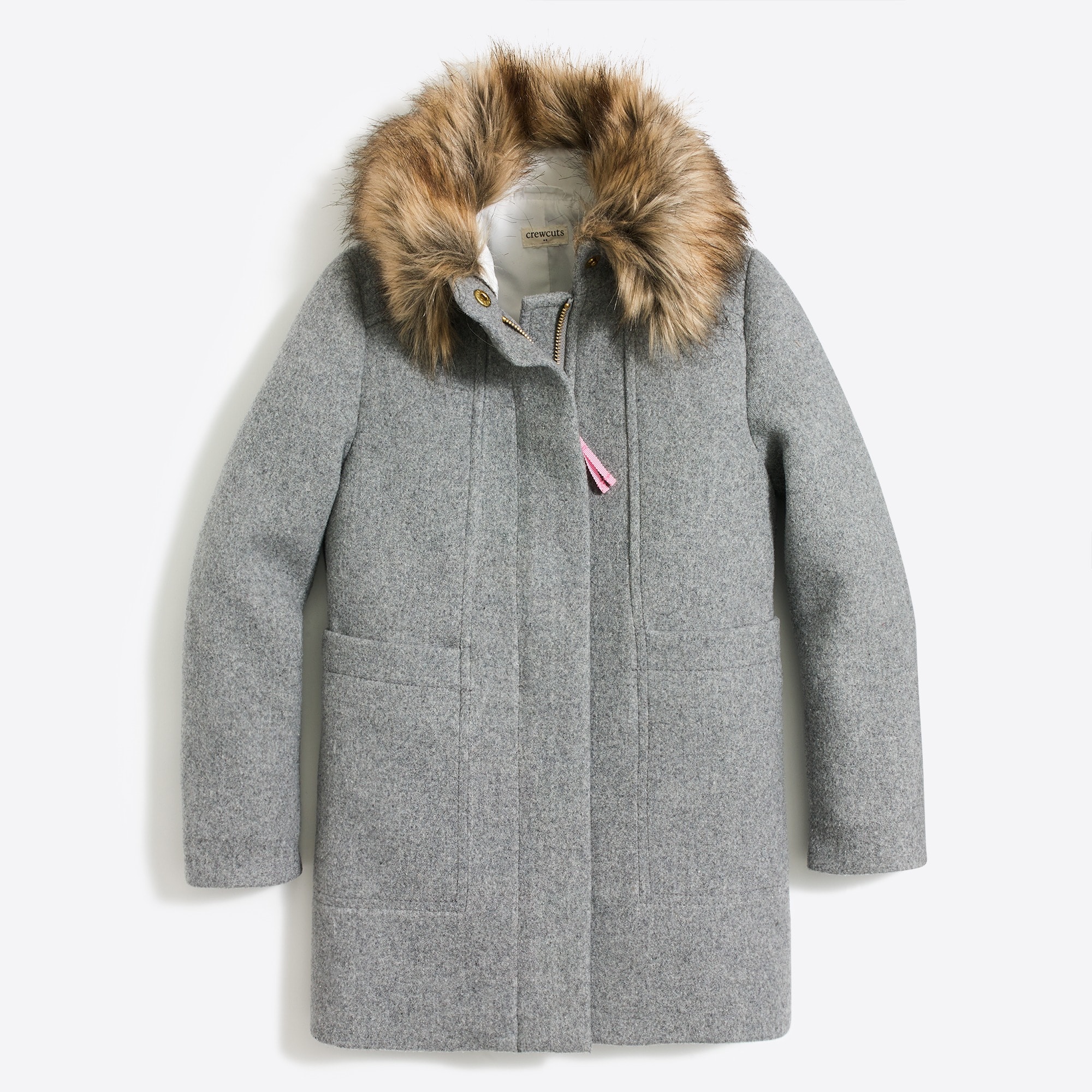 girls coat with fur