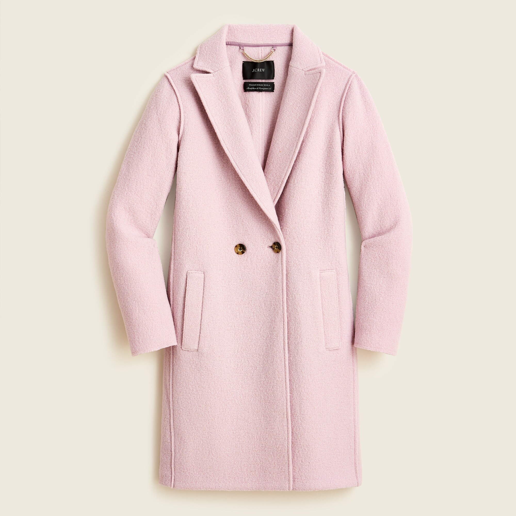 Daphne topcoat in Italian boiled wool