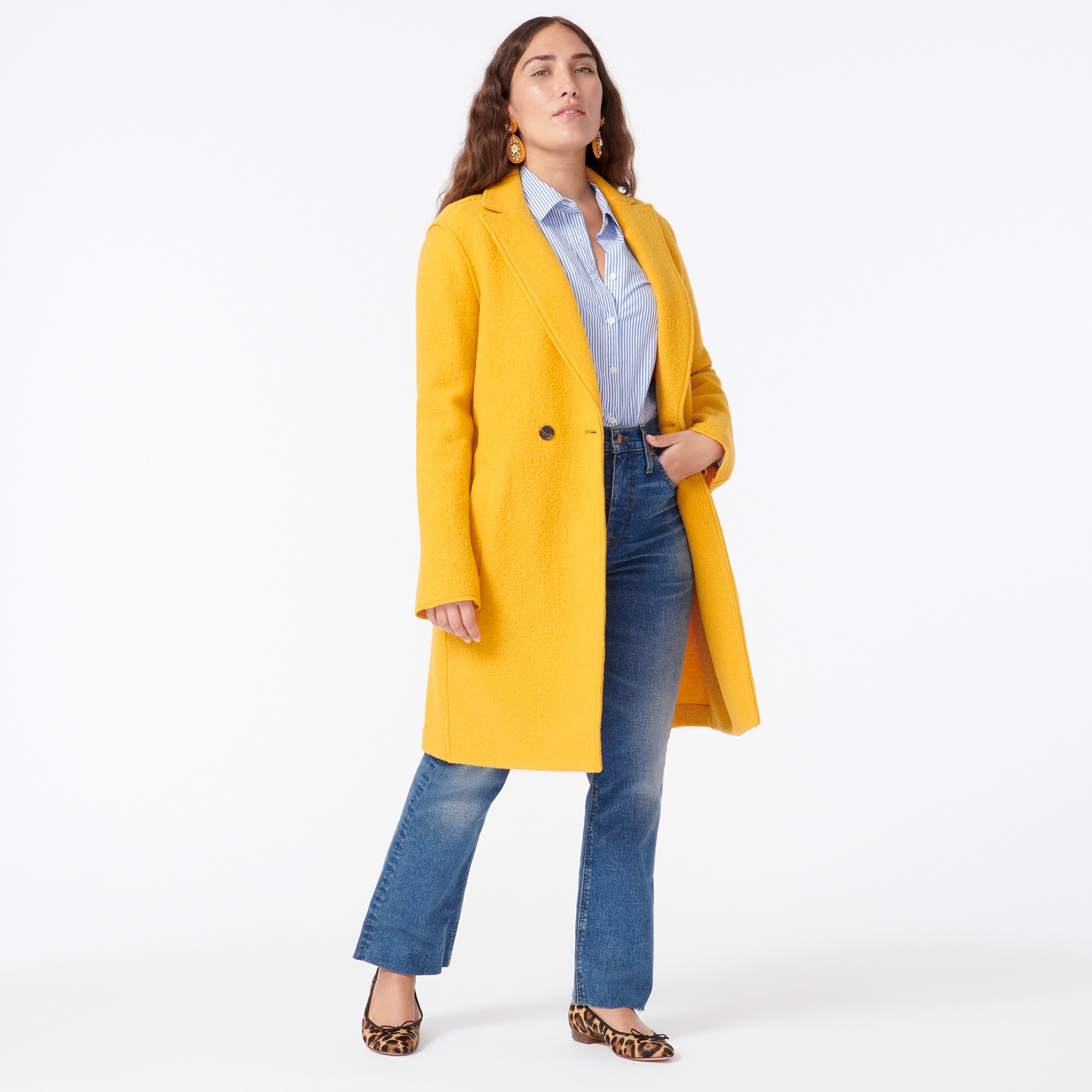 j crew daphne coat boiled wool
