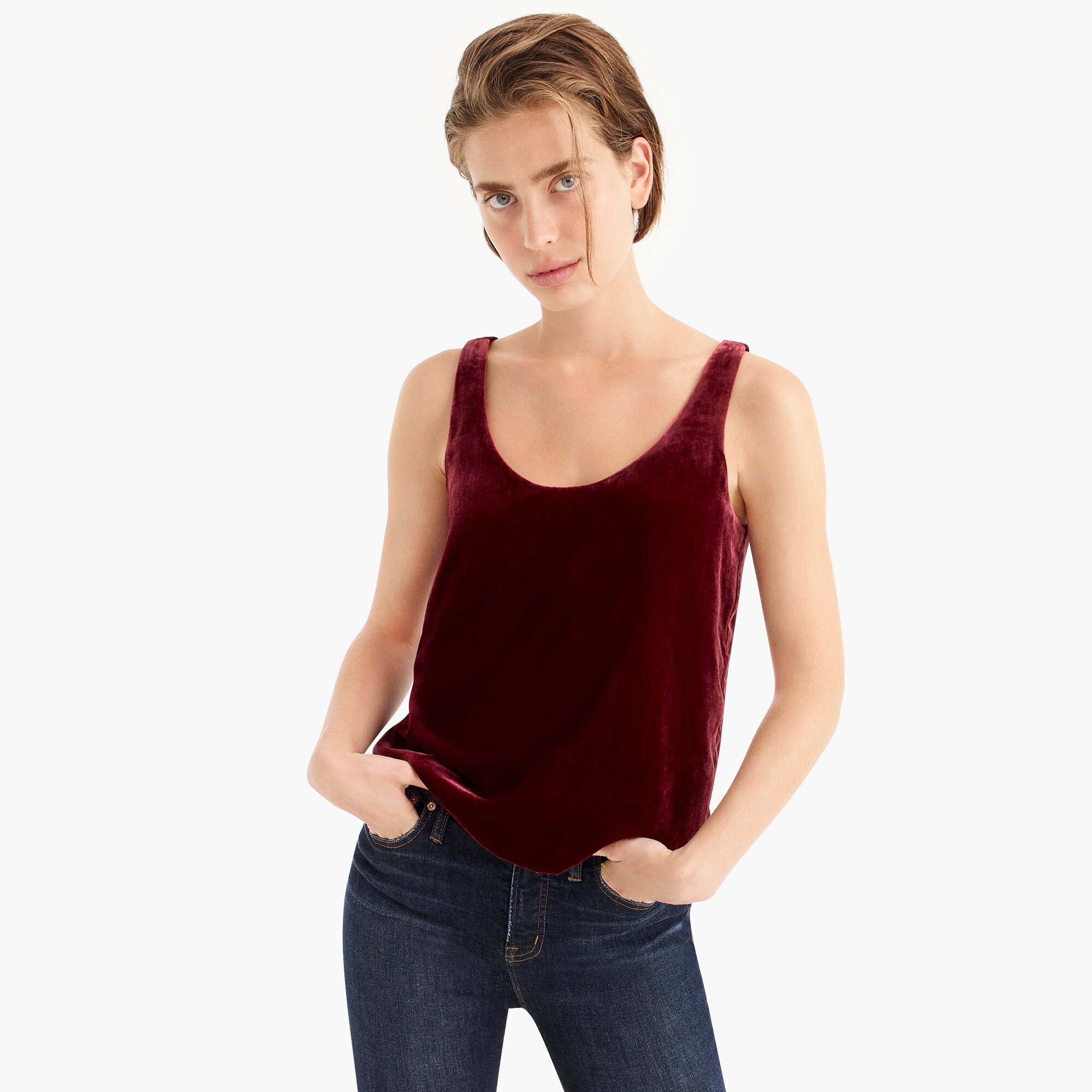  Velvet tank top