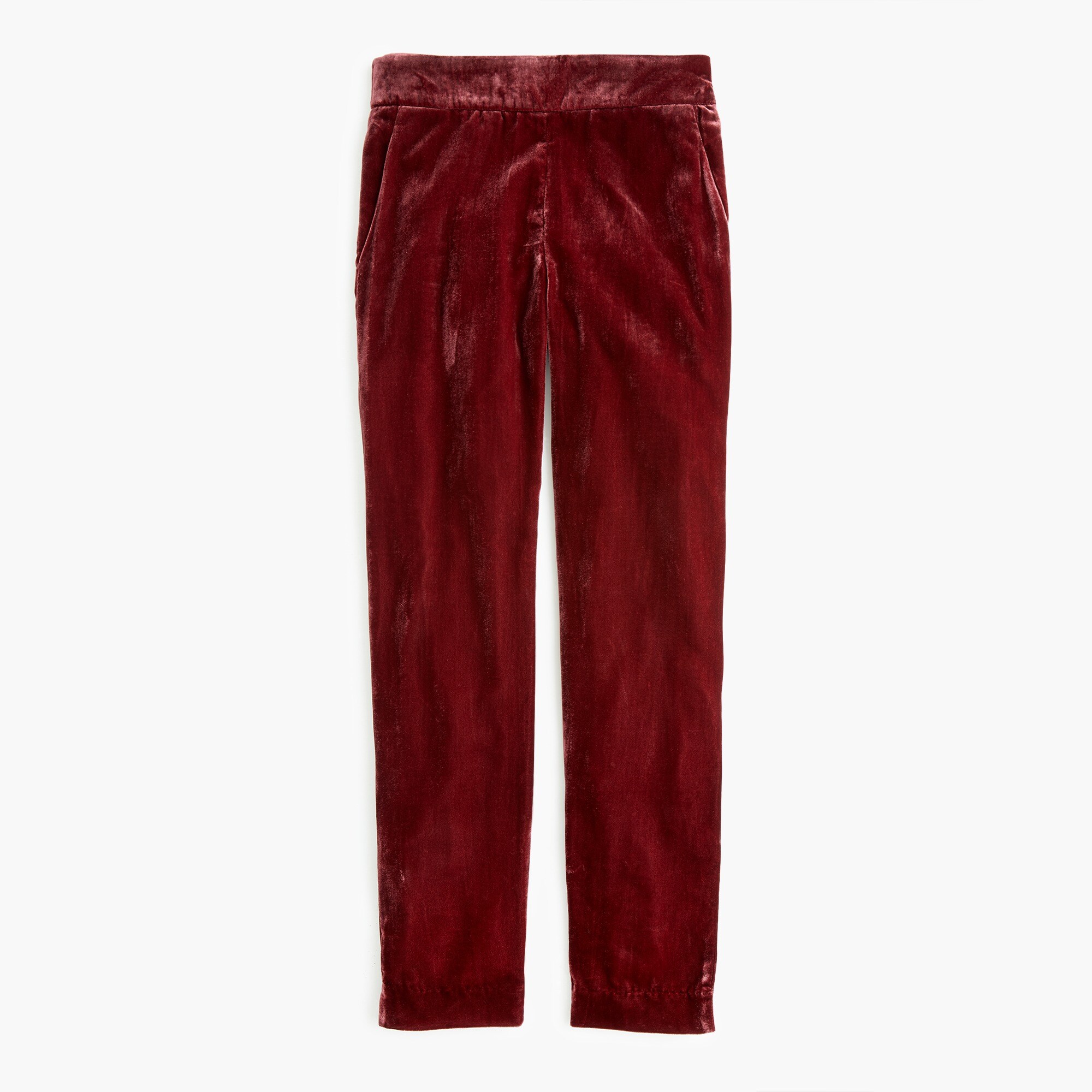 Pull-on easy pant in velvet