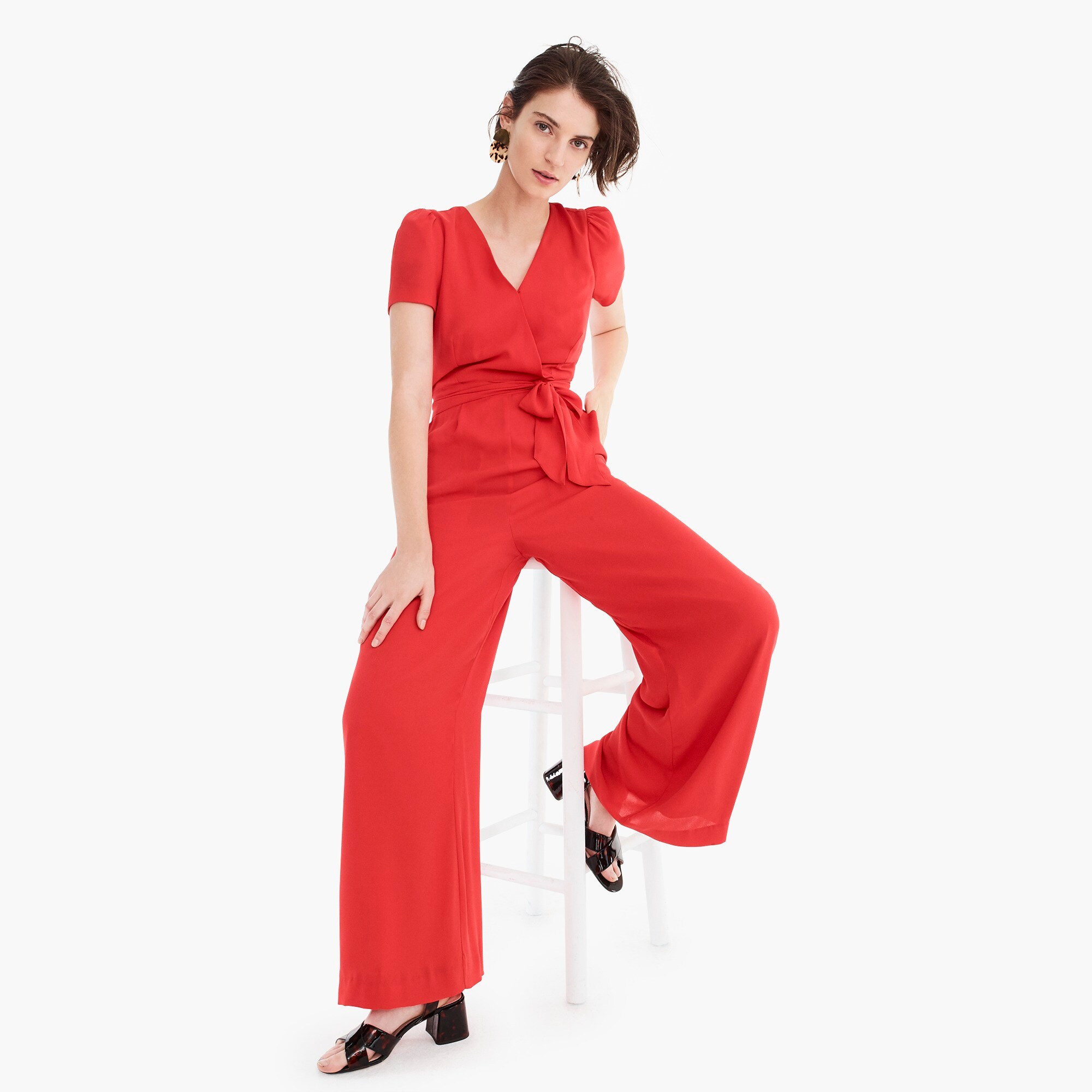 j crew wrap jumpsuit