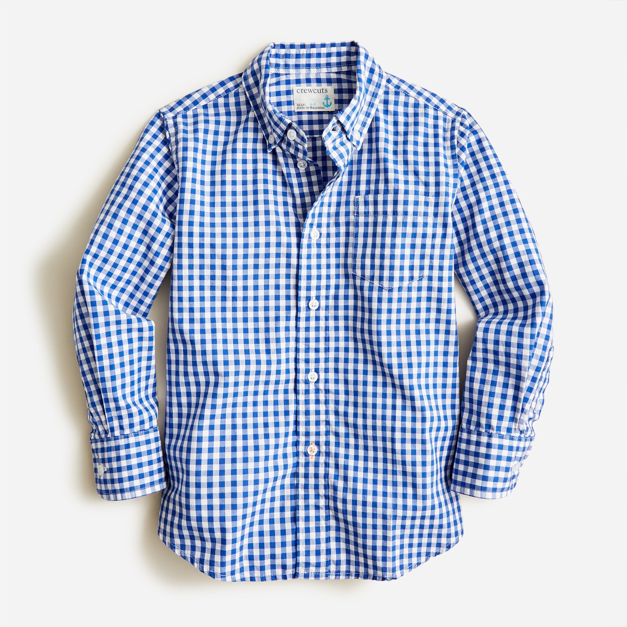 J crew blue gingham shirt deals