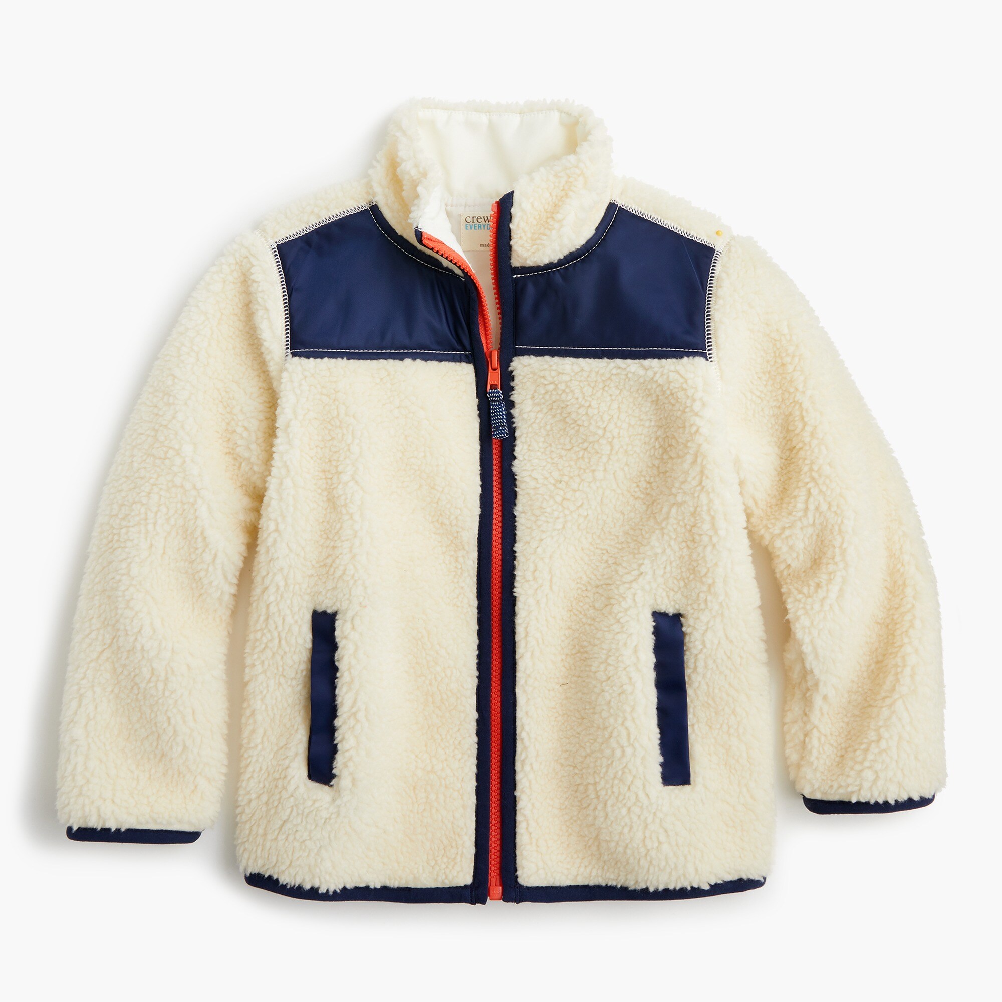 kids' sherpa jacket - boys' outerwear