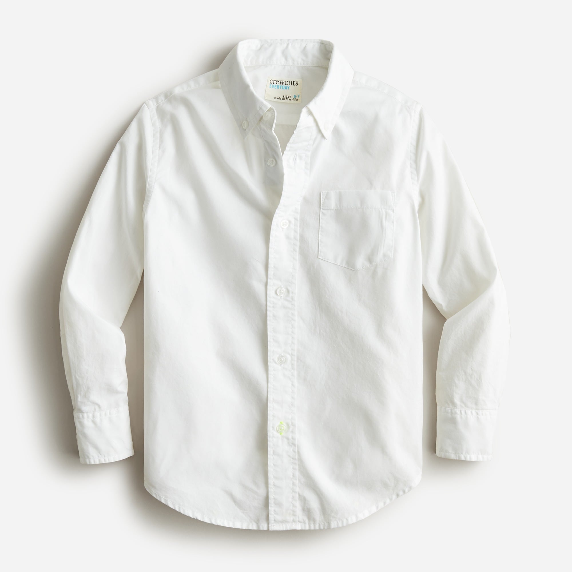 Kids' Secret Wash shirt in poplin
