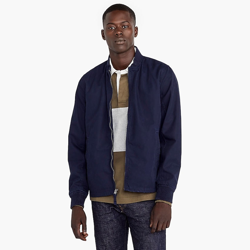 j.crew: everyday bomber jacket for men, right side, view zoomed
