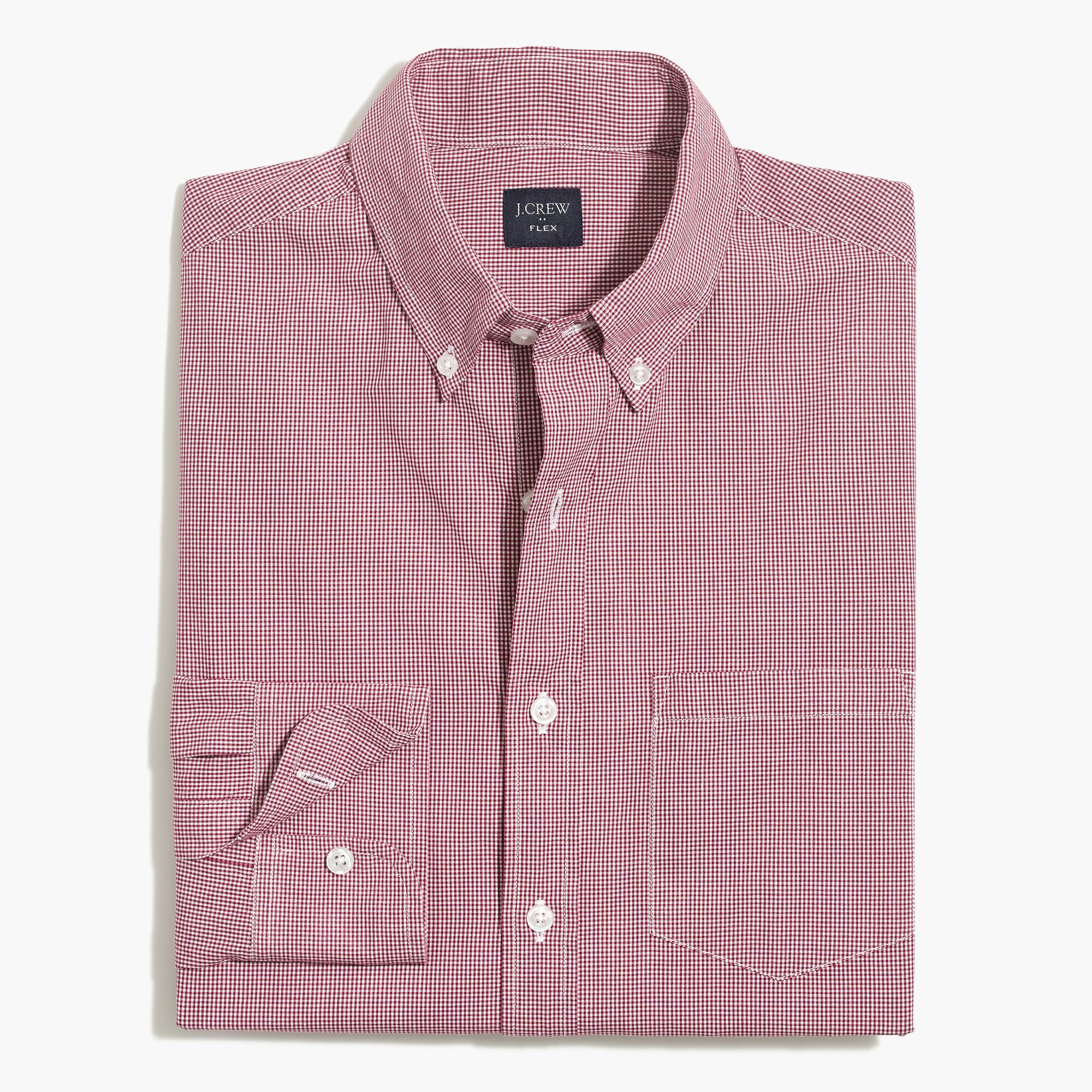 Gingham Slim Flex Casual Shirt For Men