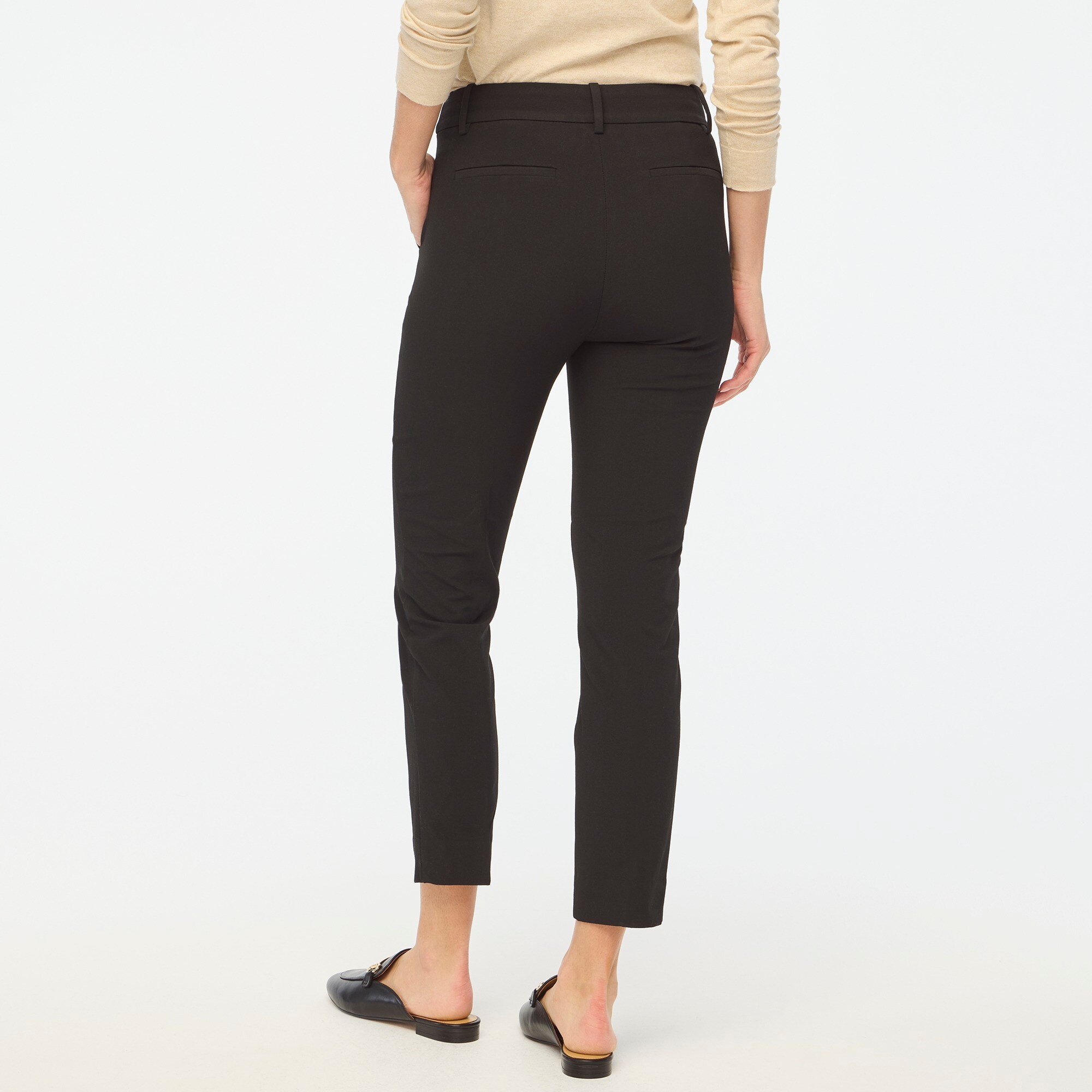 Slim cropped Ruby pant in stretch twill