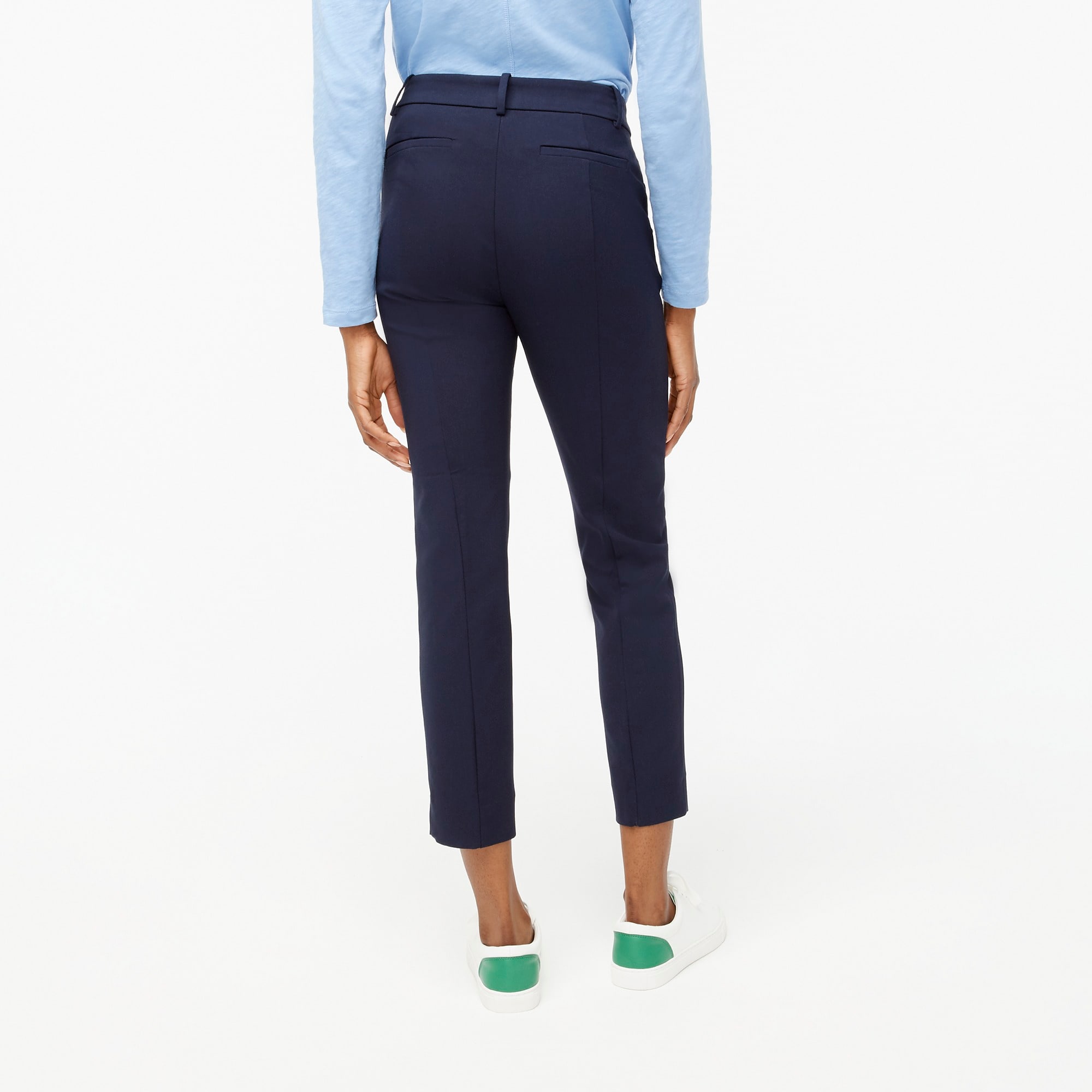 Slim cropped Ruby pant in stretch twill