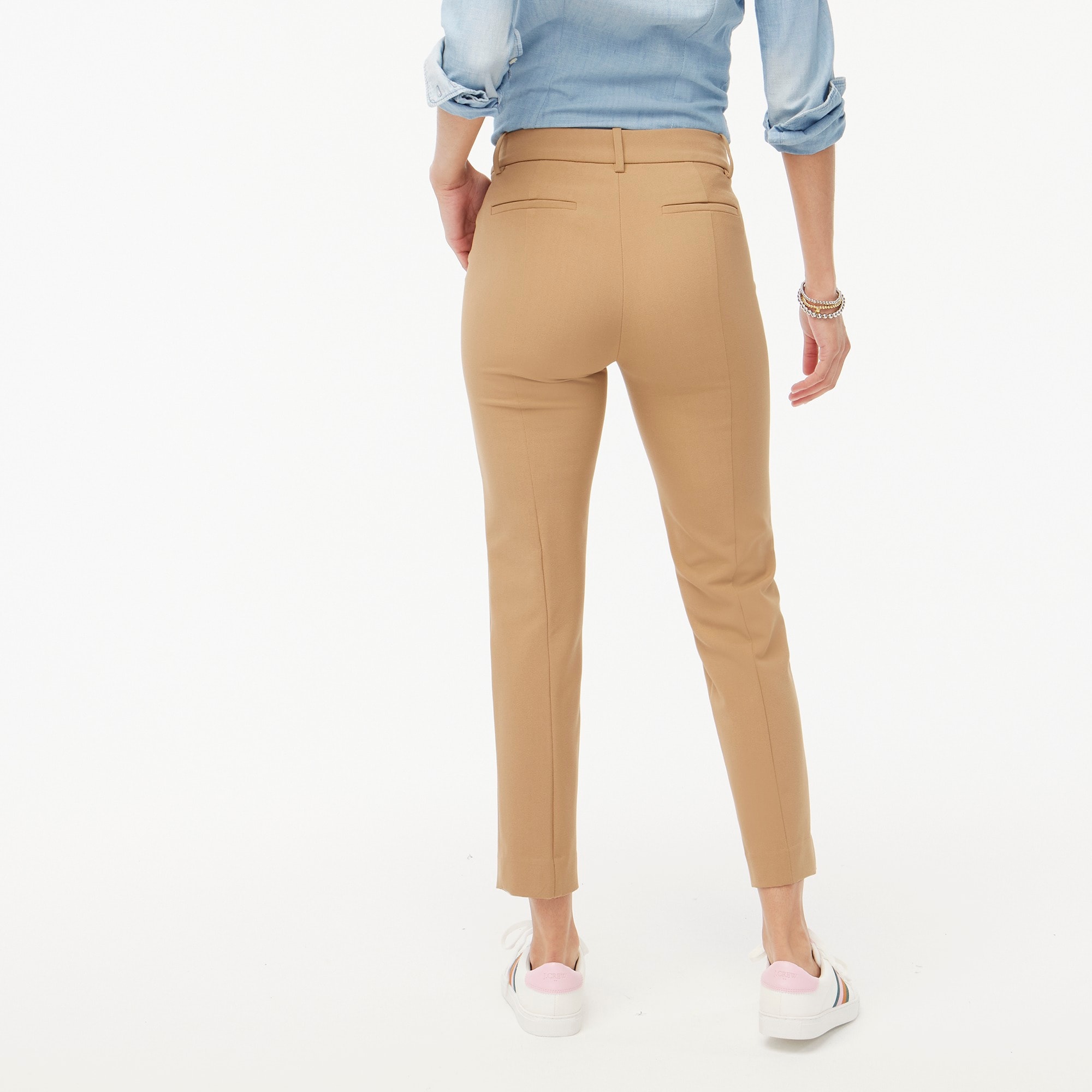 Slim cropped Ruby pant in stretch twill