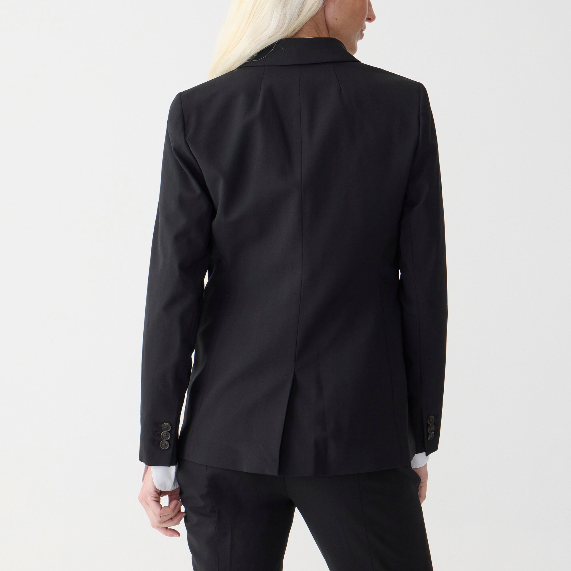 Petite Parke blazer in Italian stretch wool