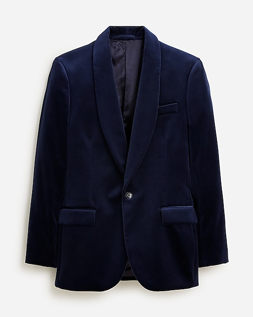  Ludlow Slim-fit shawl-collar tuxedo jacket in velvet