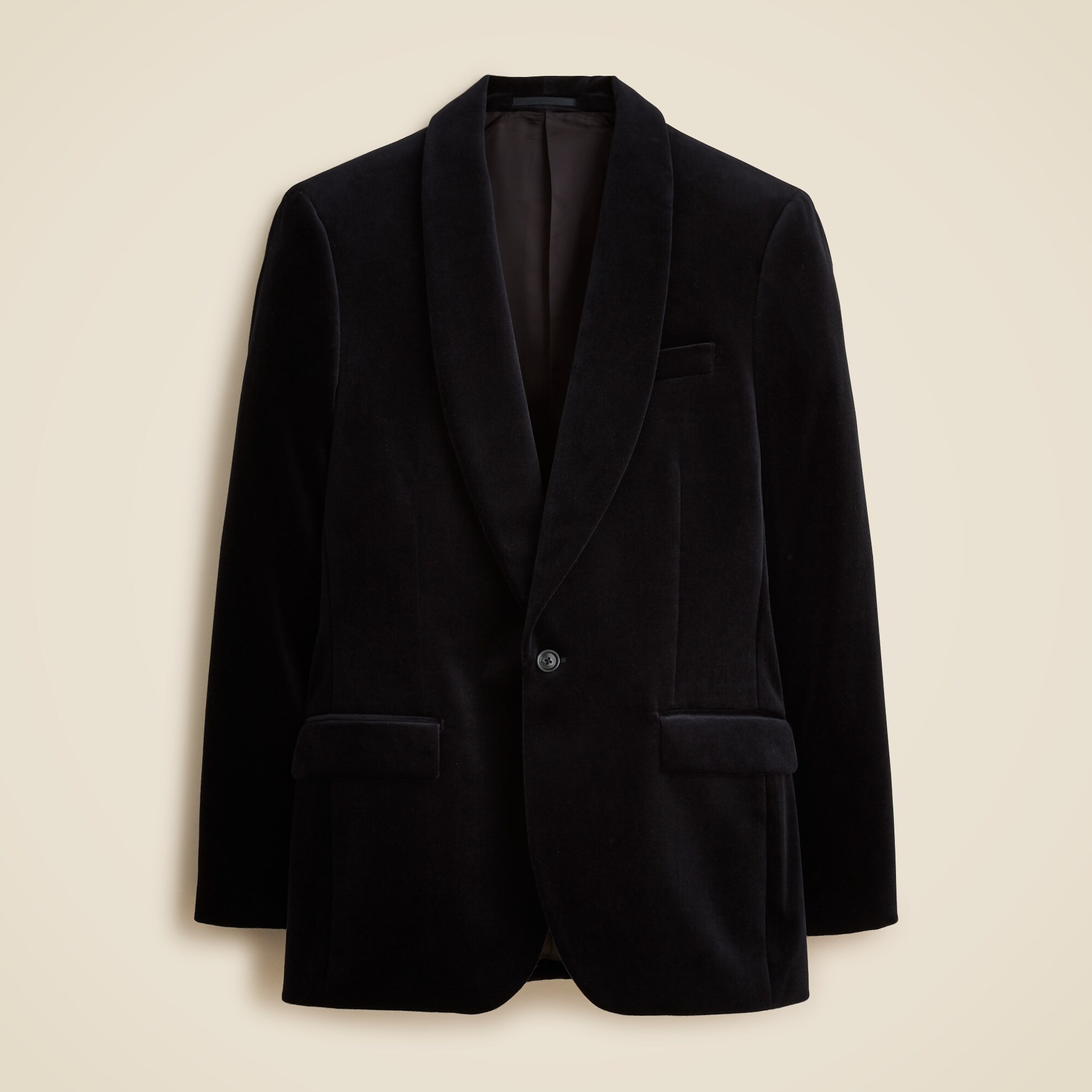  Shawl-collar dinner jacket in velvet