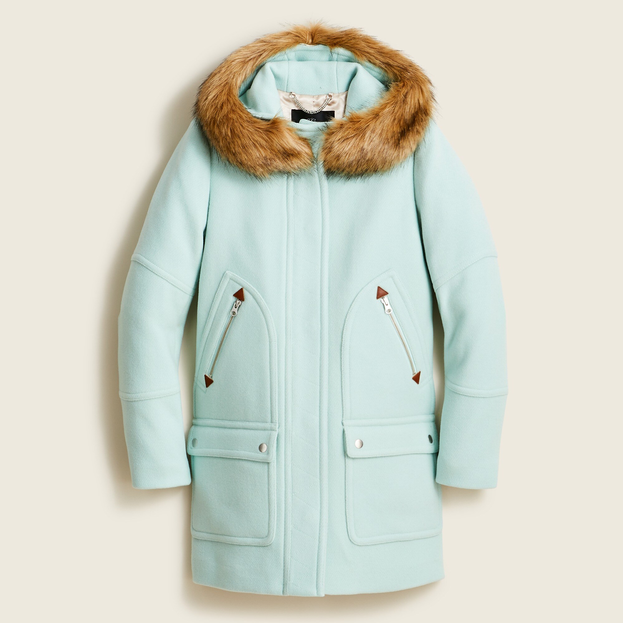 Chateau parka in Italian stadium-cloth wool