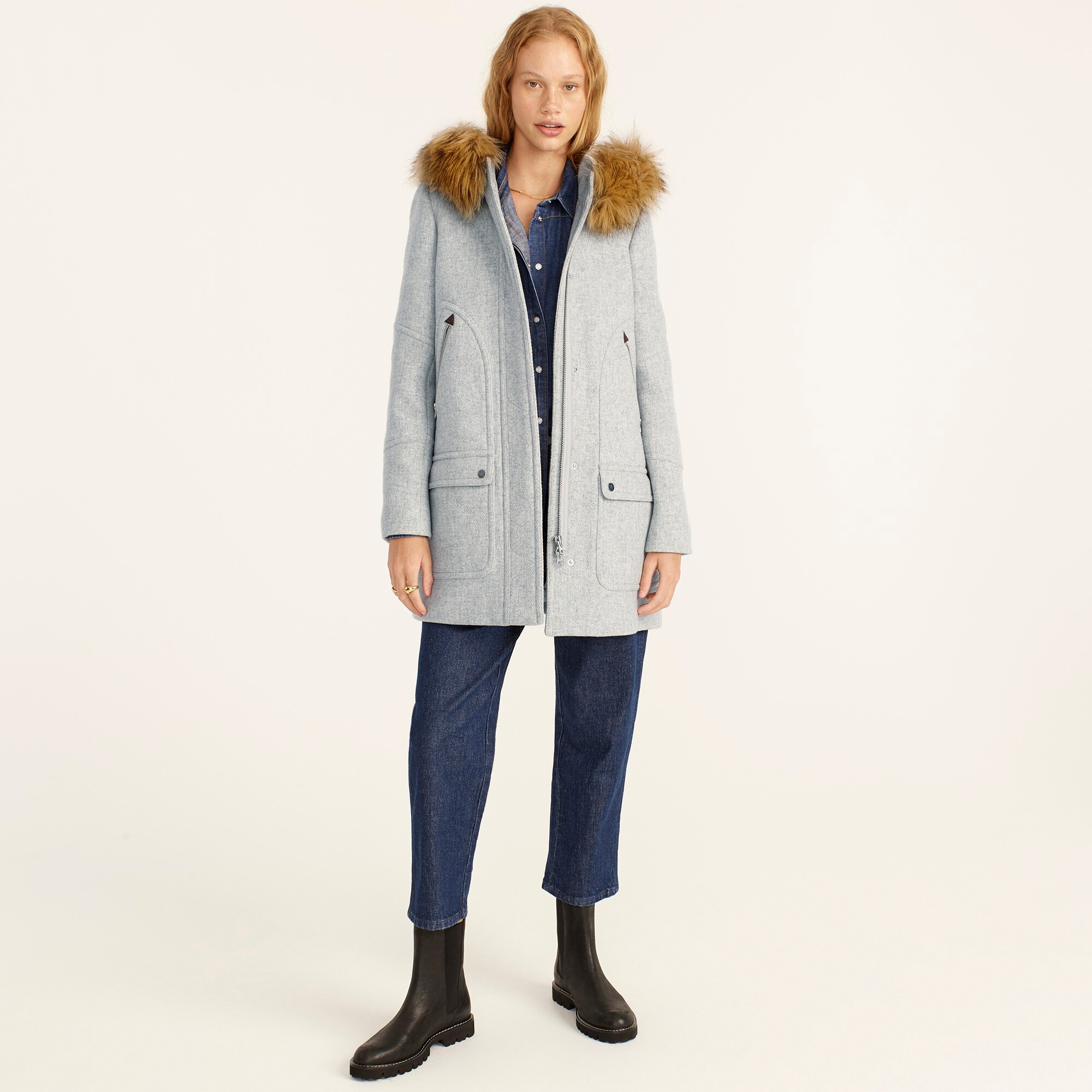 j crew womens parka