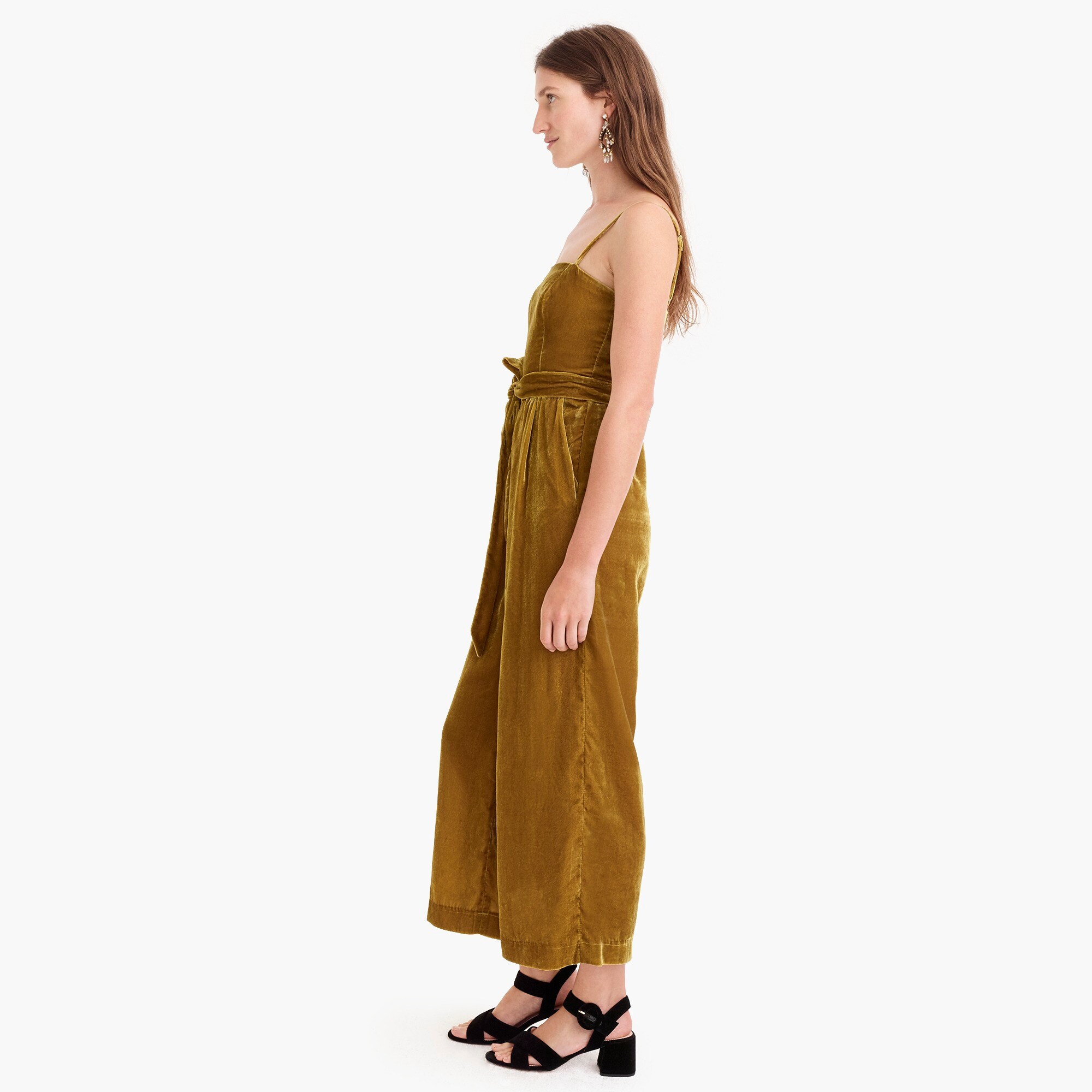 j crew velvet jumpsuit