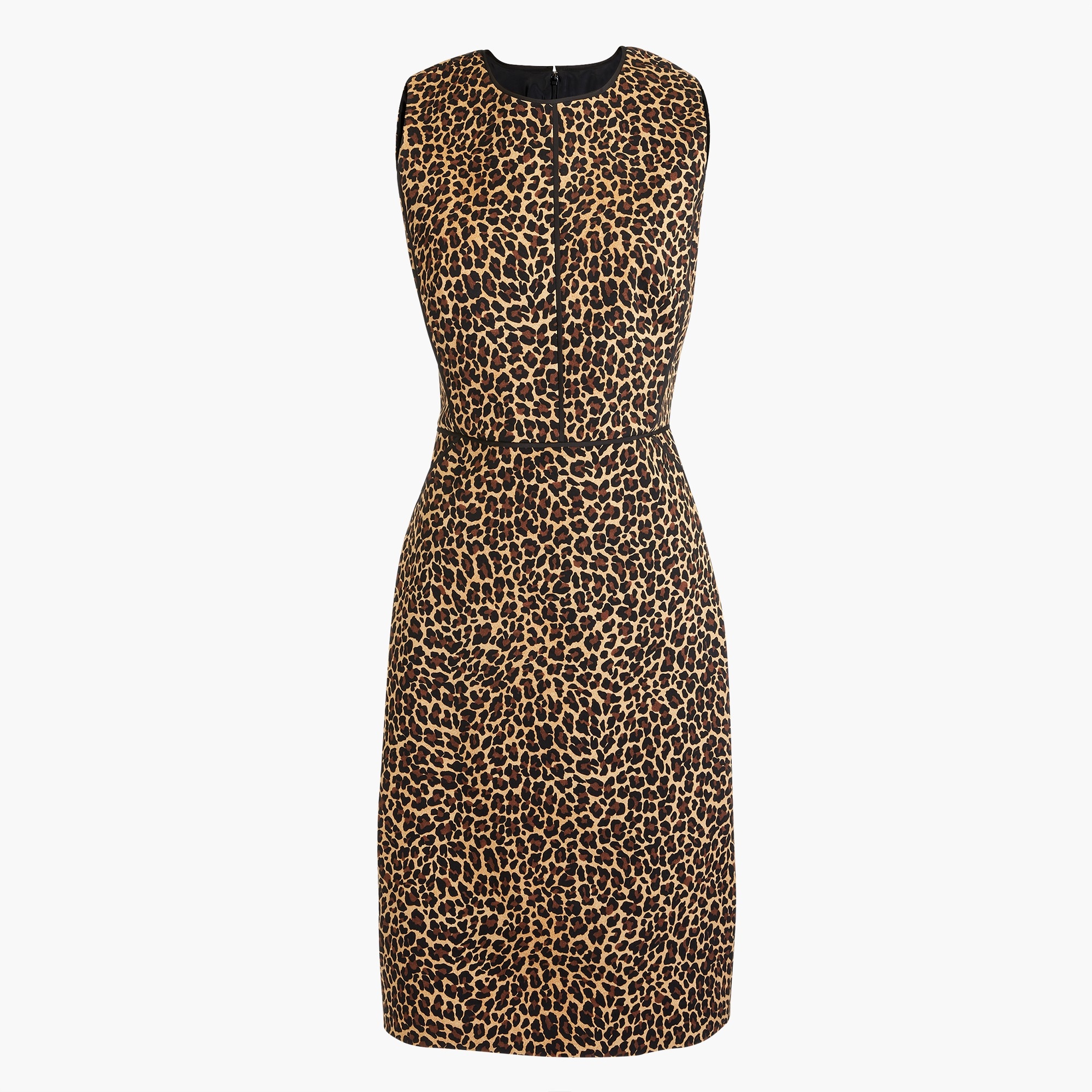 j crew leopard print dress