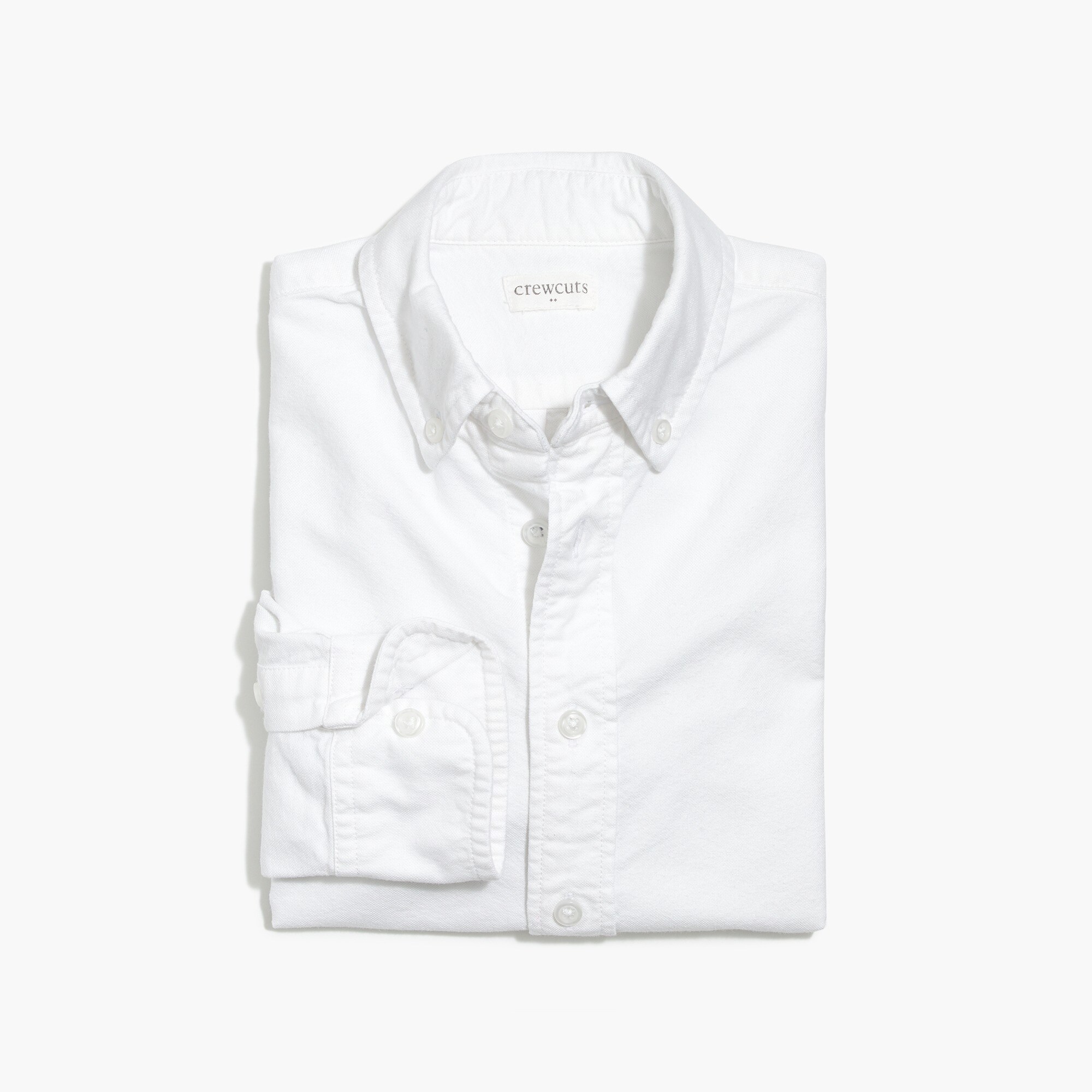  Kids' long-sleeve stretch oxford shirt