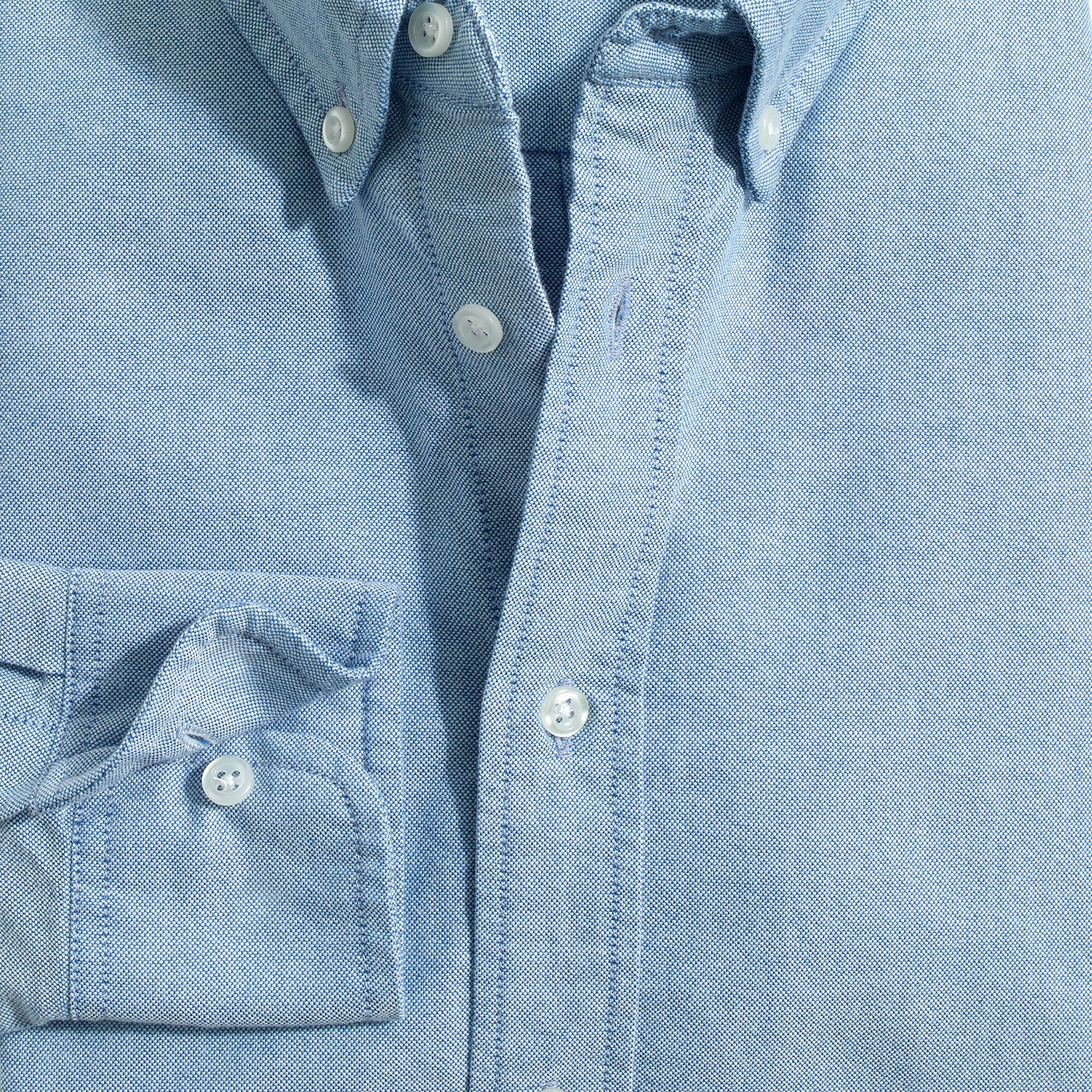 Kids' long-sleeve stretch oxford shirt