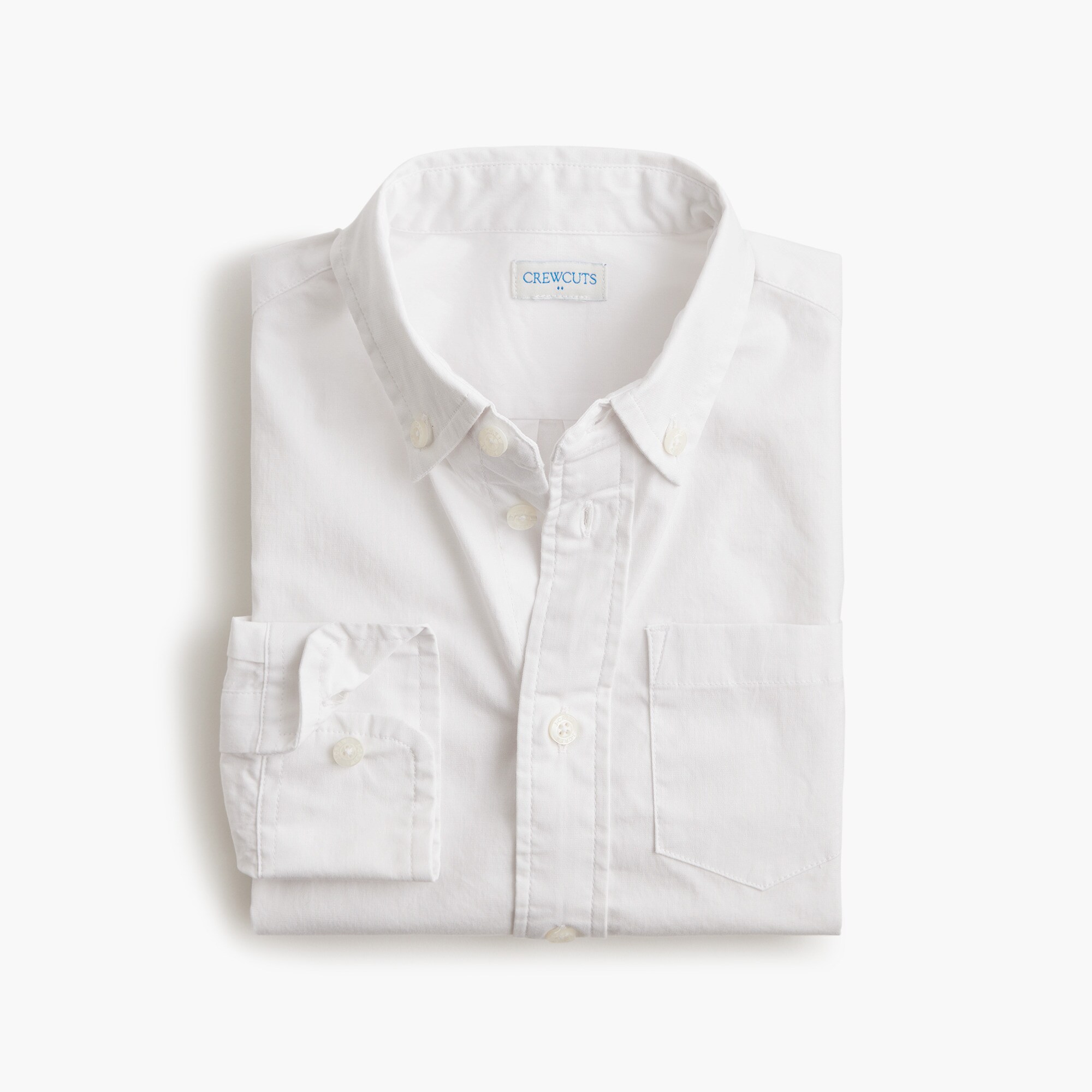 Kids' long-sleeve flex washed shirt