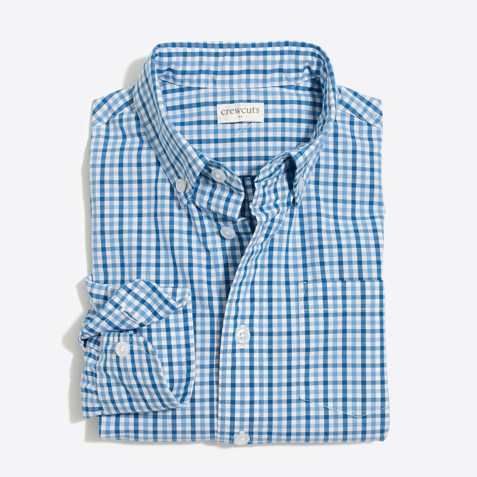 Boys' long-sleeve flex patterned washed shirt