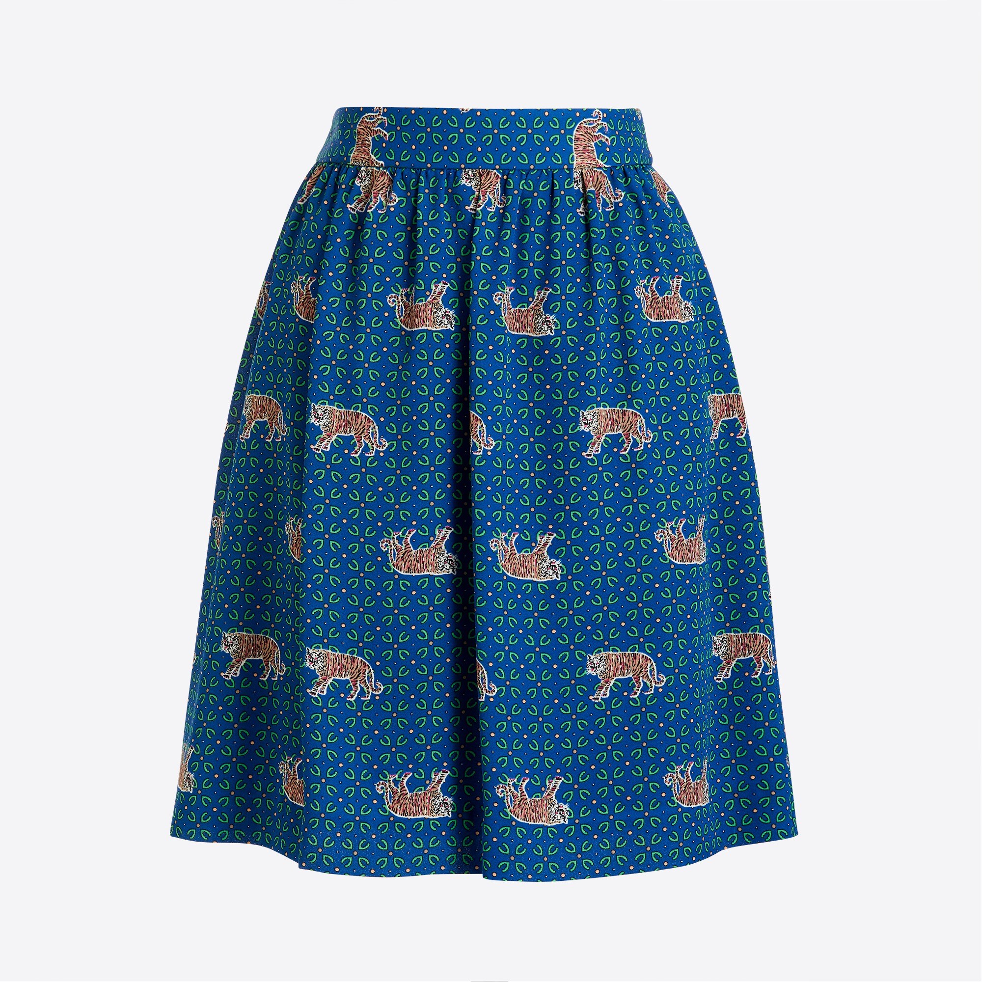 Printed mini skirt