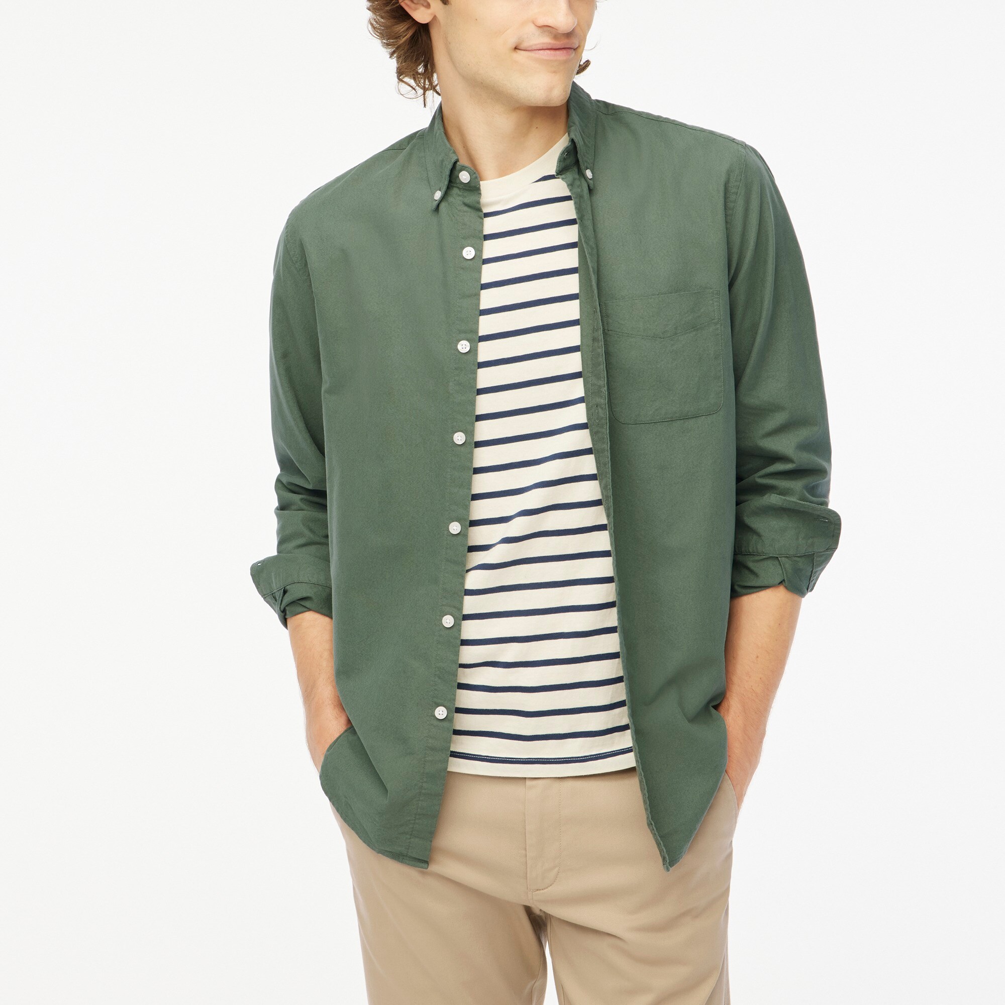 mens Flex casual oxford shirt