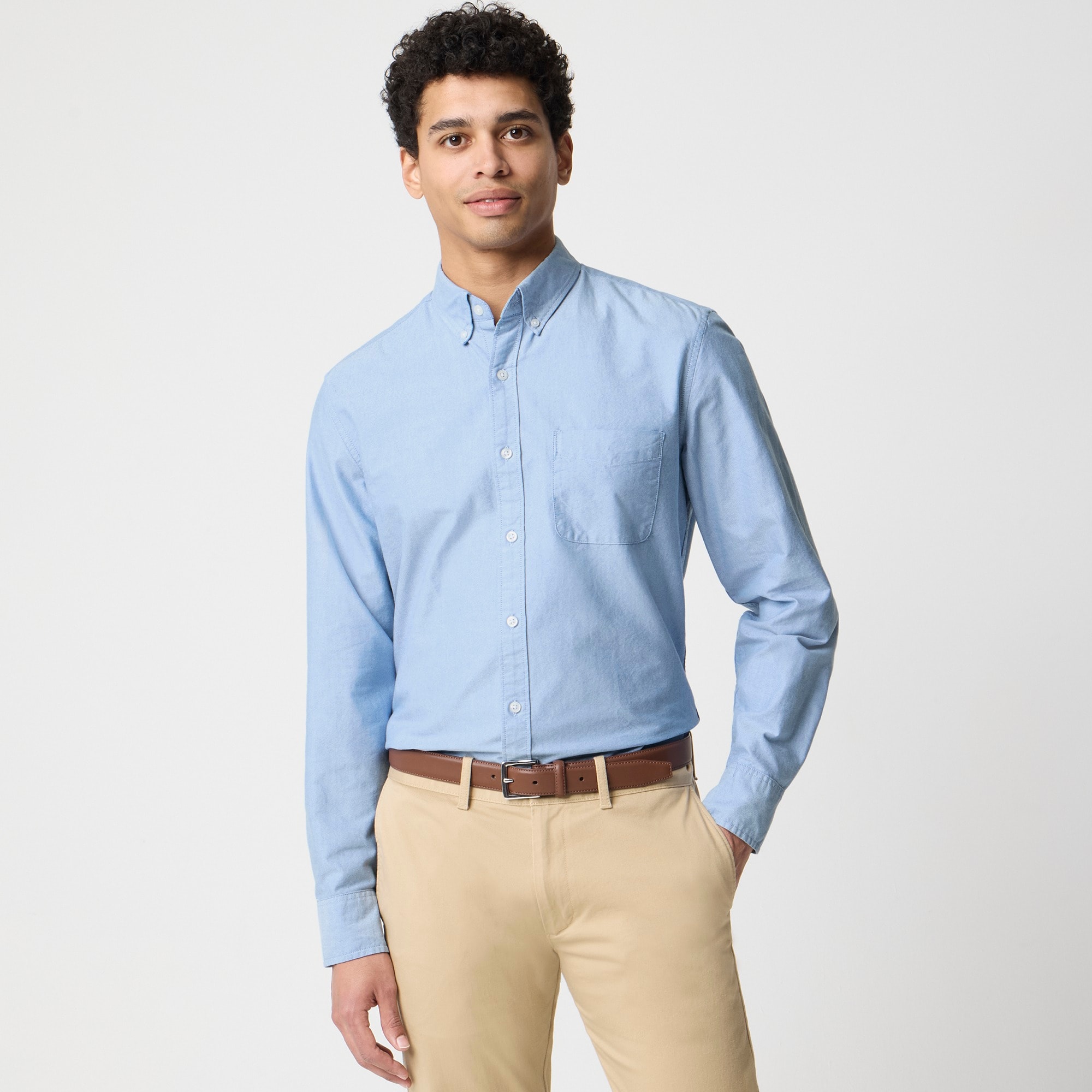 Slim flex oxford shirt