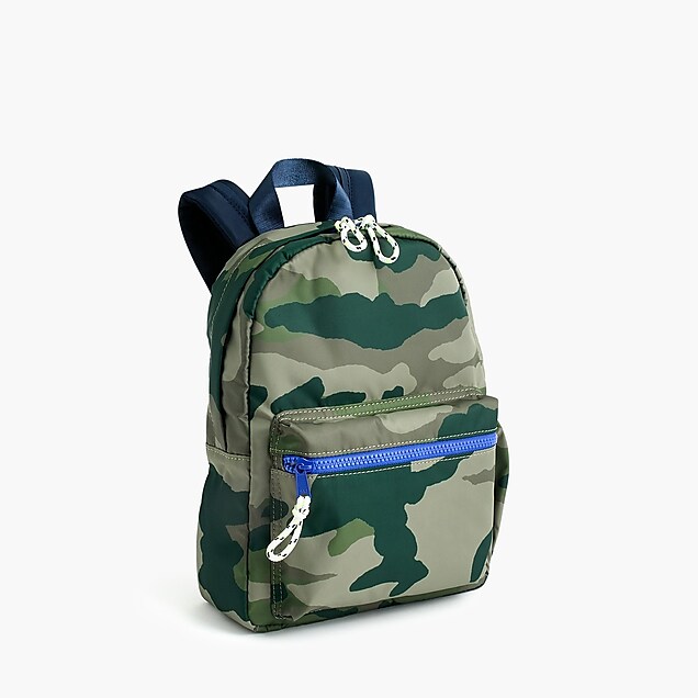 Kids Camo Print Mini Backpack Boy Back To School Gear J Crew