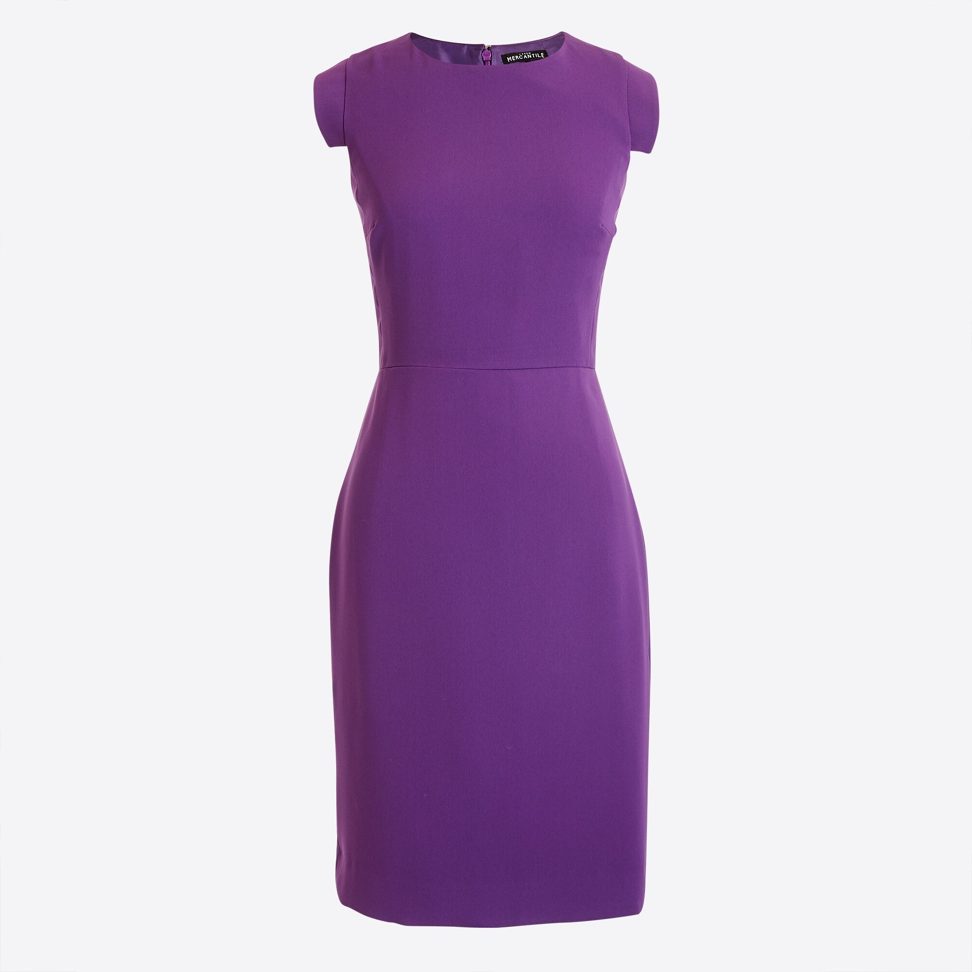 Cap-sleeve sheath dress