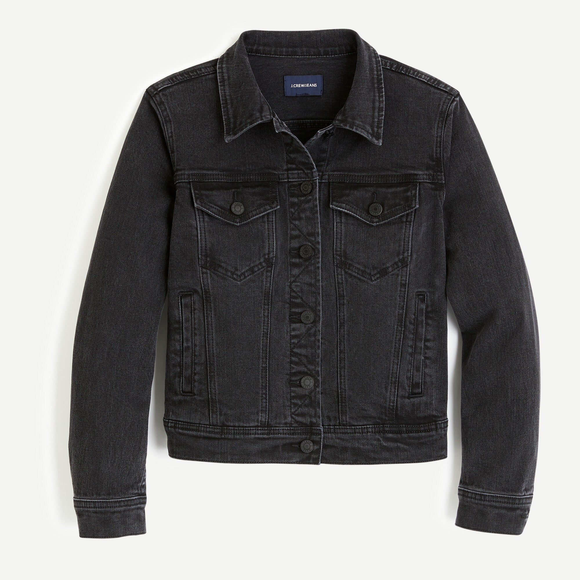Classic denim jacket in black