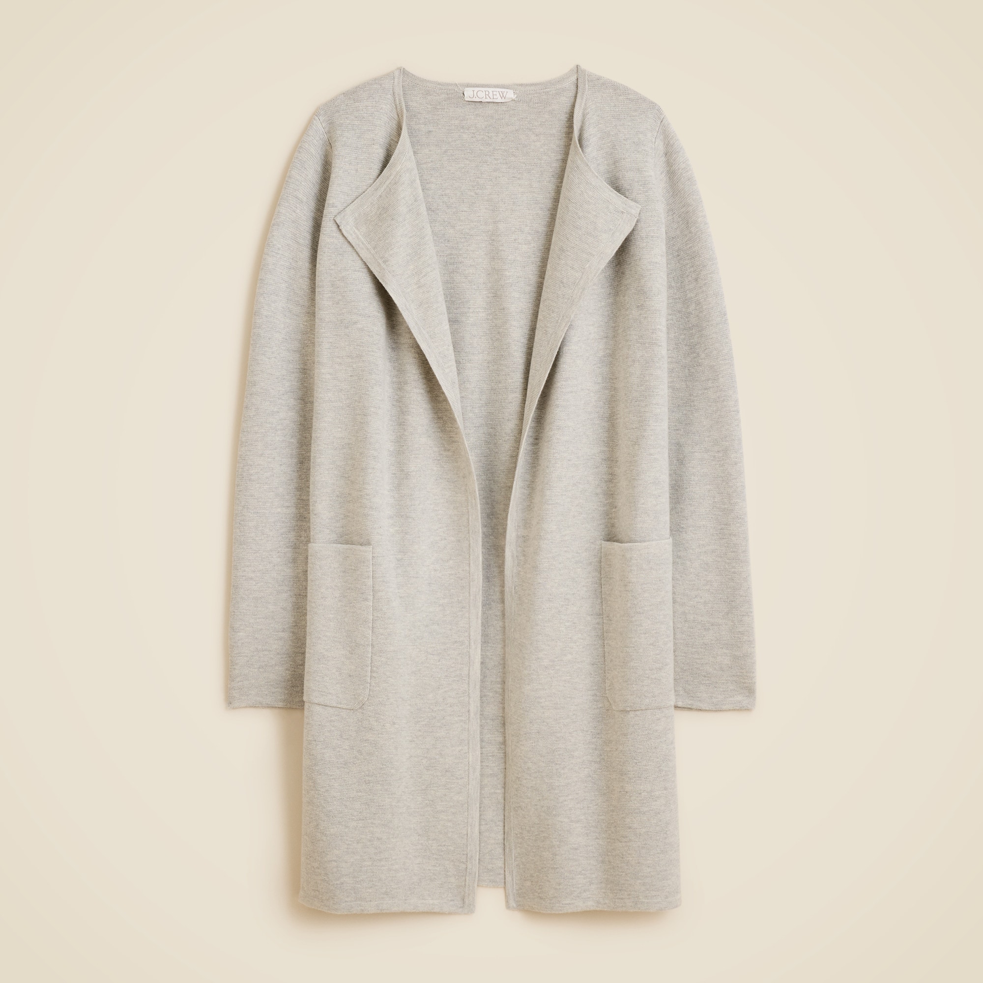 Juliette collarless sweater-blazer