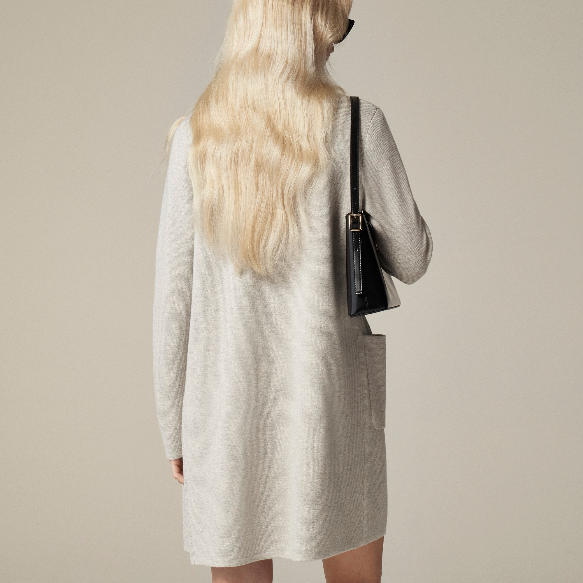 Juliette collarless sweater-blazer