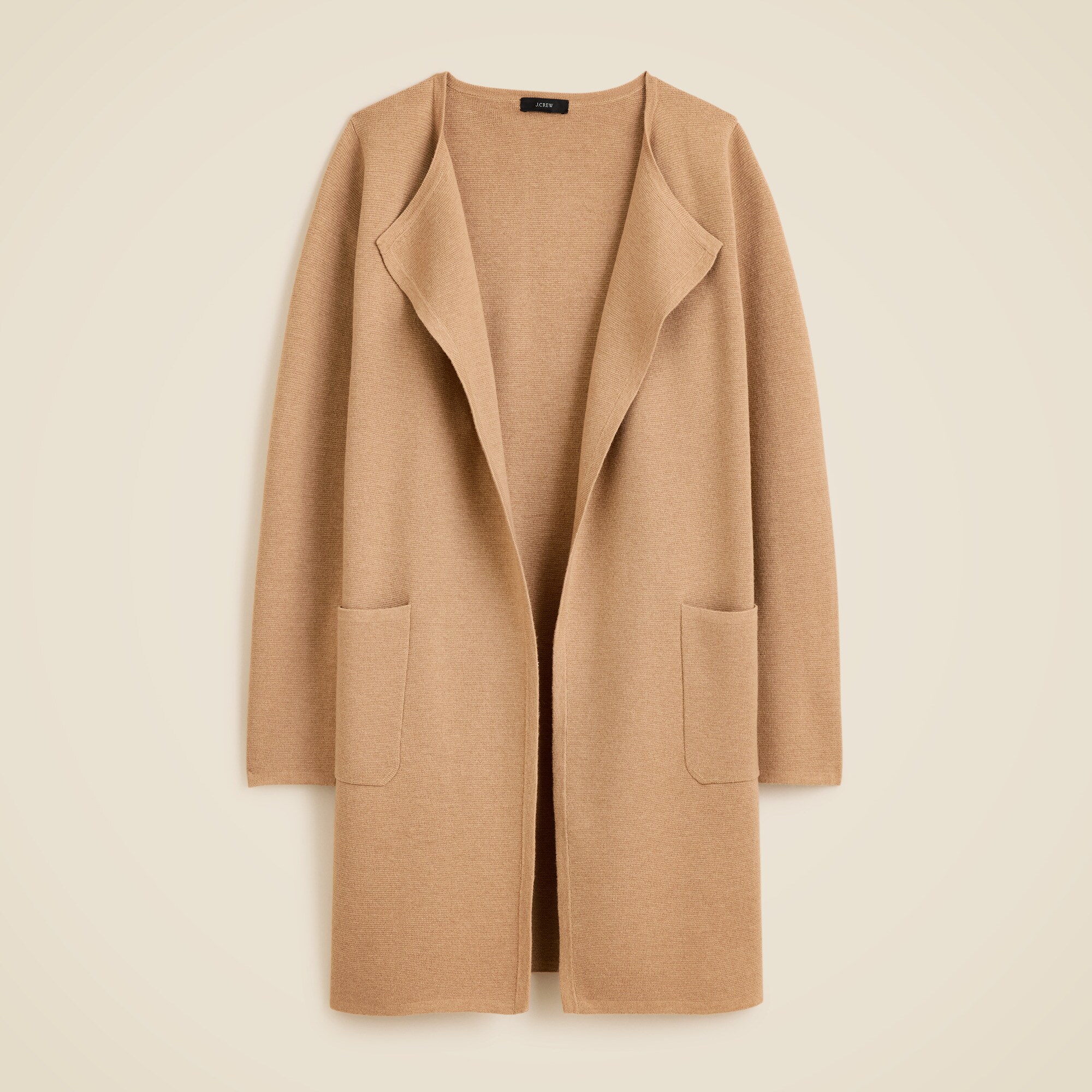 womens Juliette collarless sweater-blazer