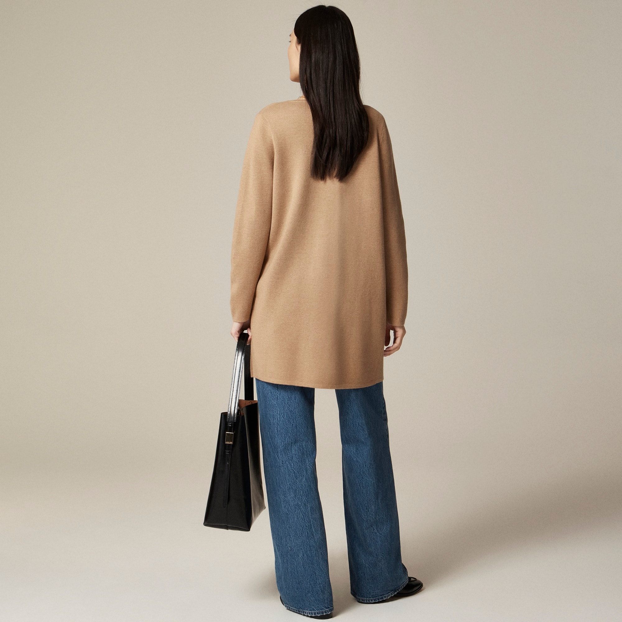 Juliette collarless sweater-blazer
