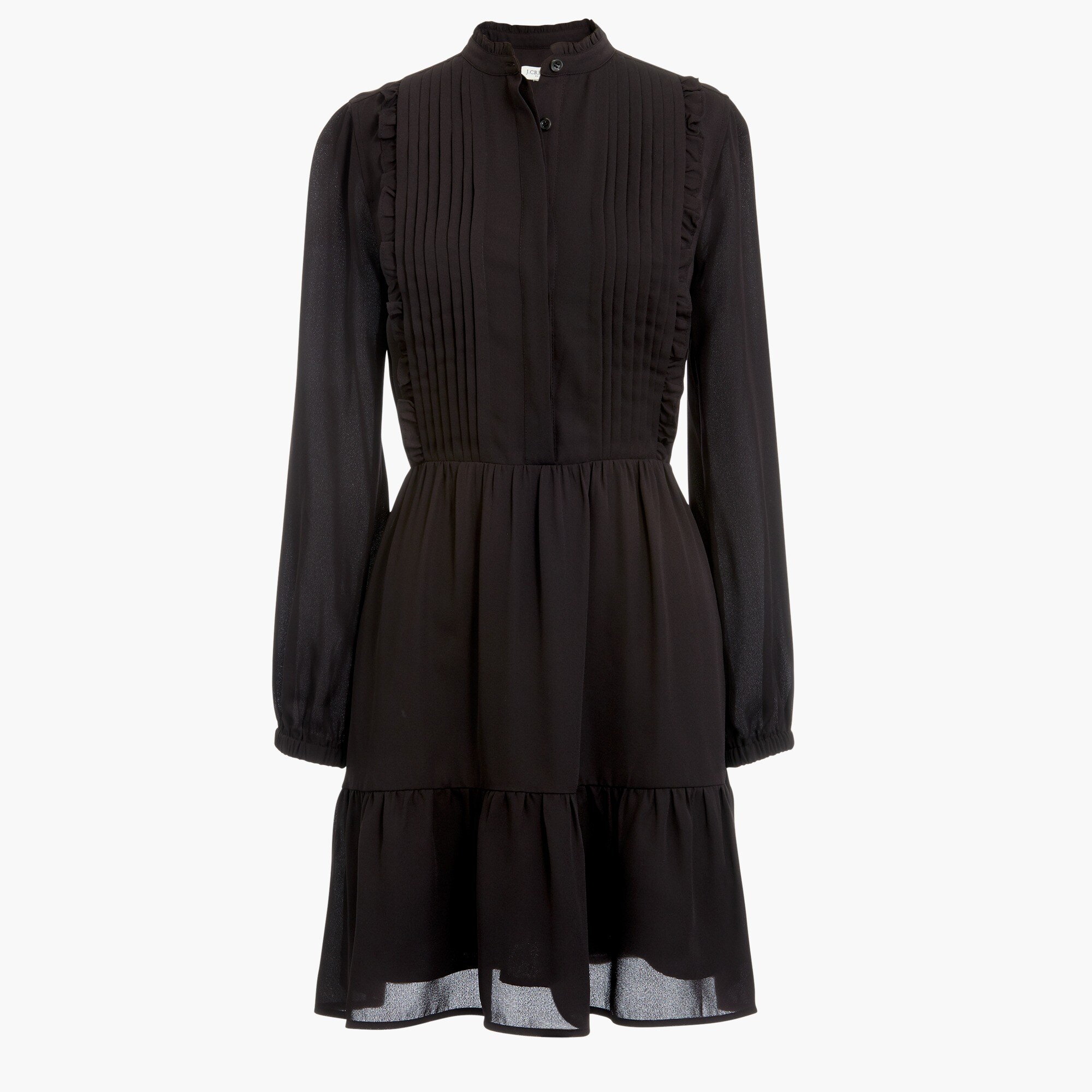 ruffle pintuck dress for women