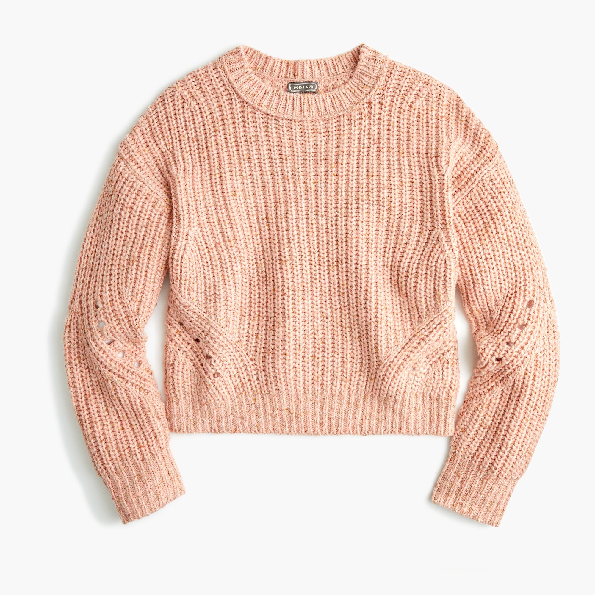 Point Sur chunky ribbed crewneck sweater