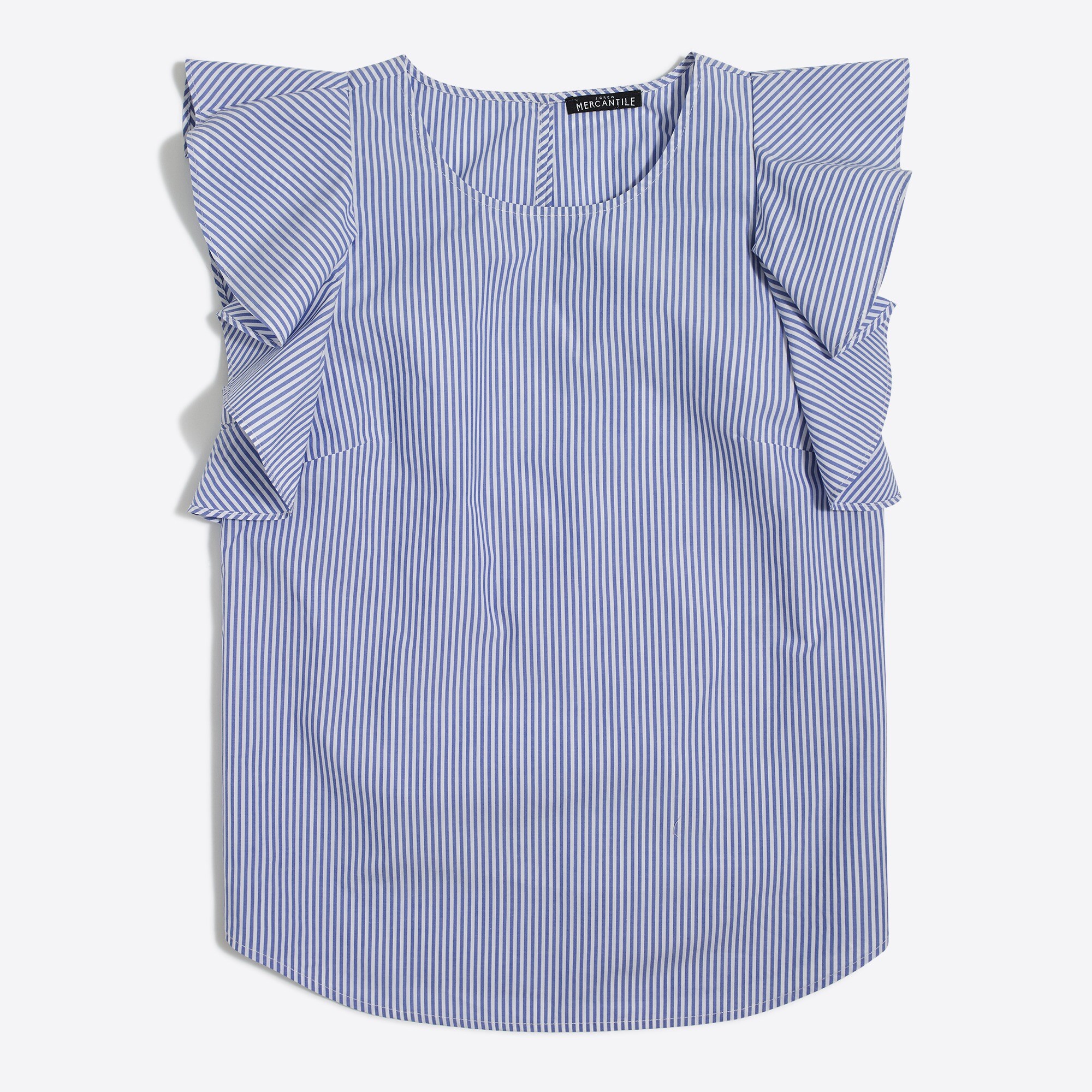 Ruffle-sleeve top