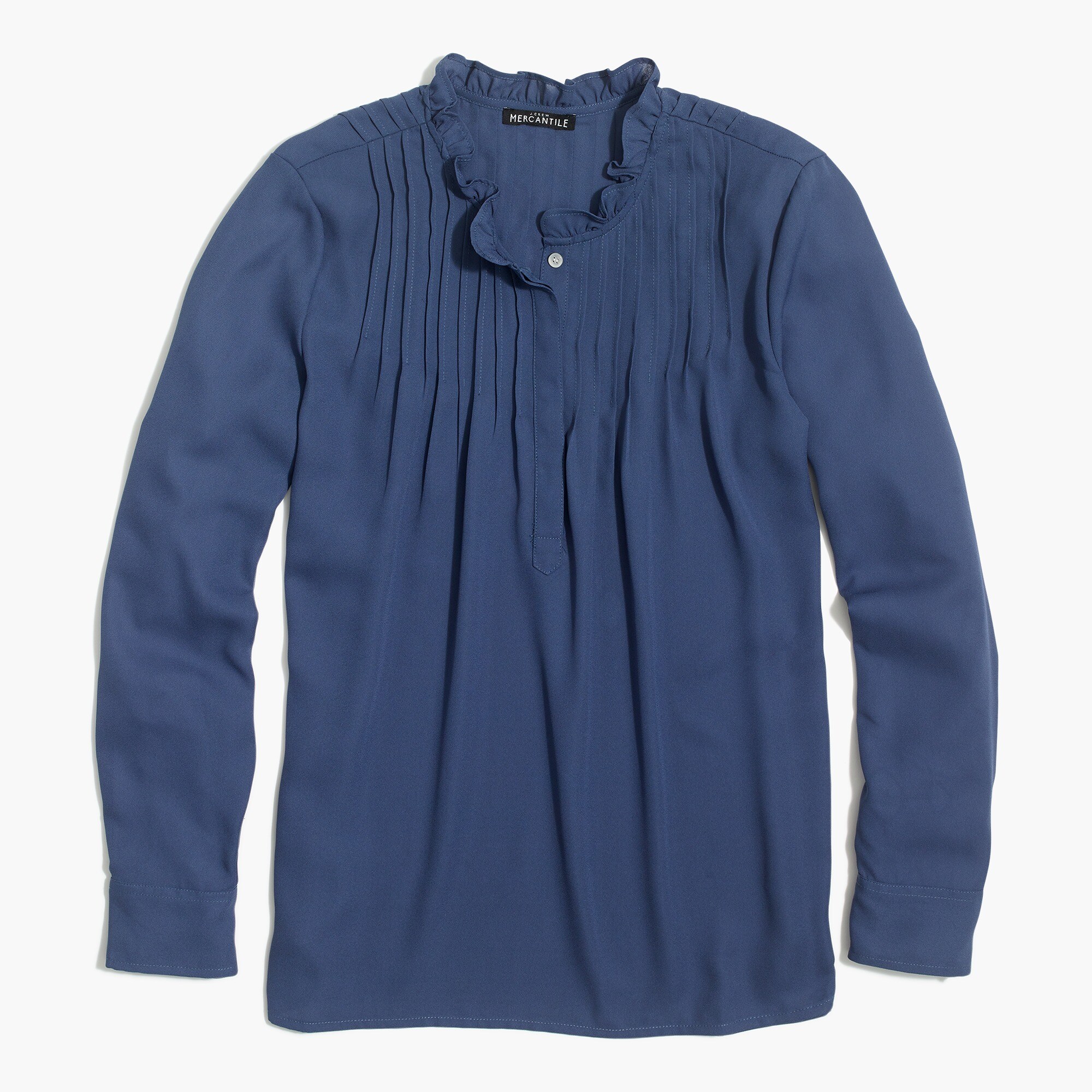 シャツ/ブラウス(長袖/七分) ARTS &amp; SCIENCE Pin tuck front blouse Women's Long Sleeve Blouse* 1 Point Front And Back Yokes* 2 One