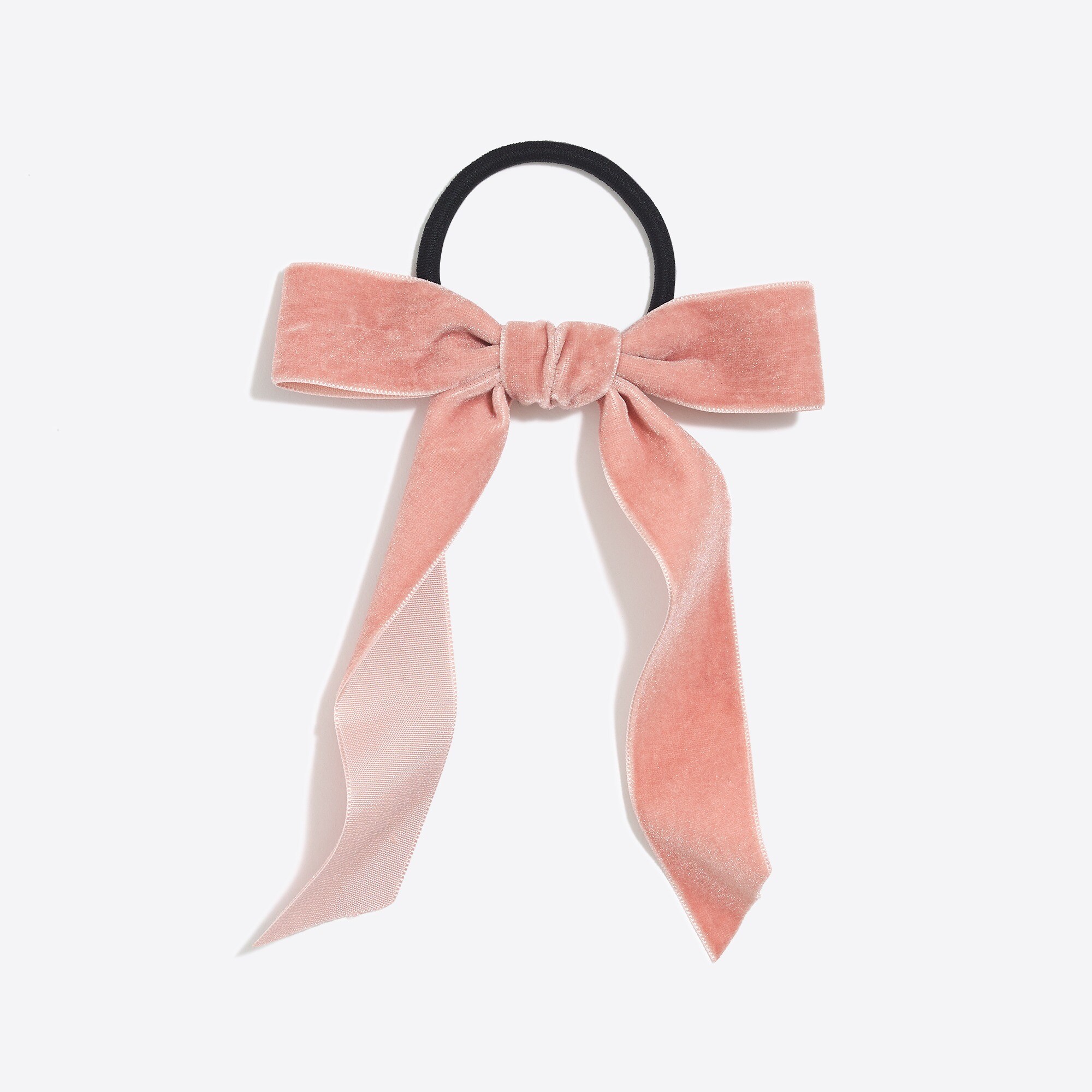 J Crew Factory Velvet Bow Hair Tie