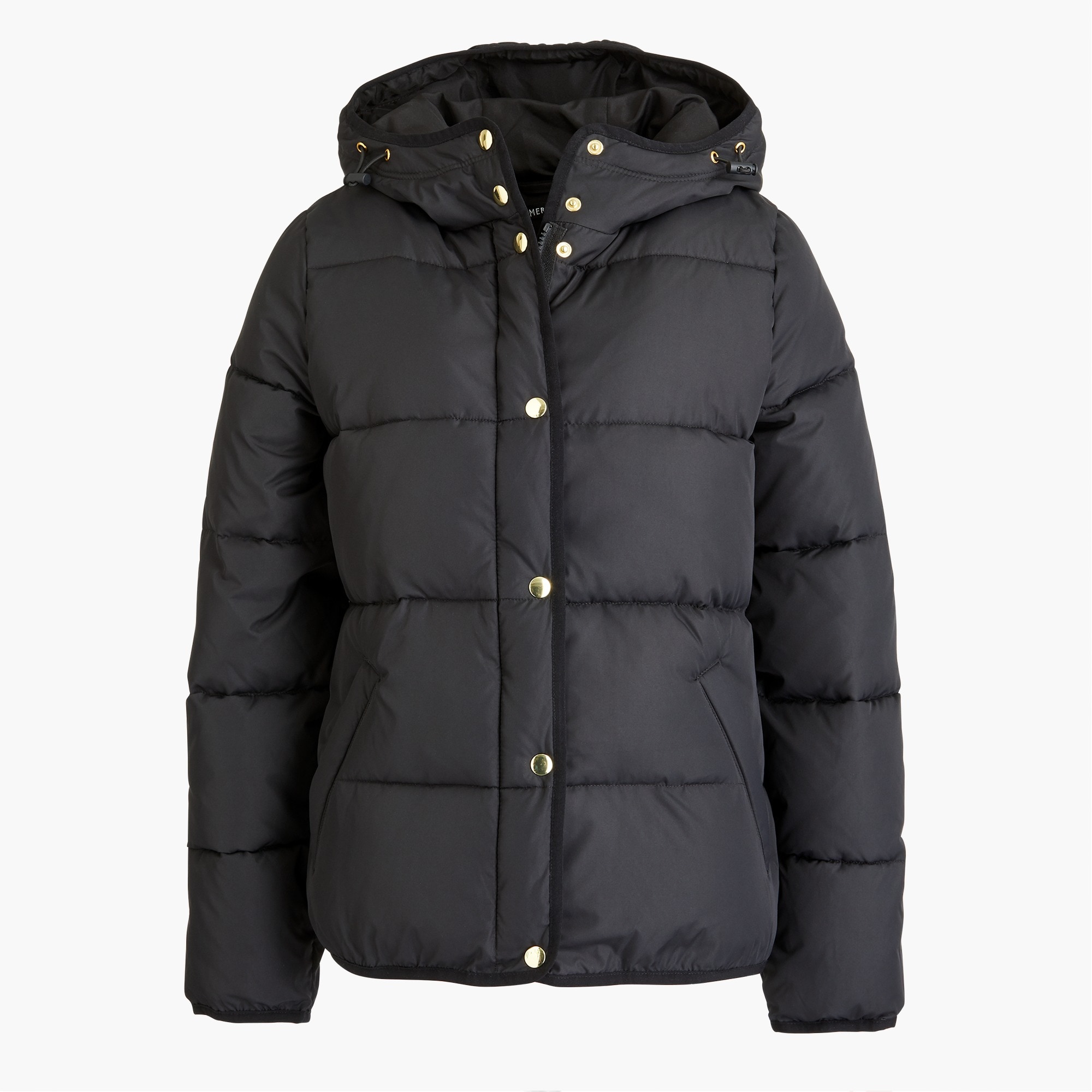 Short Hooded Puffer Jacket