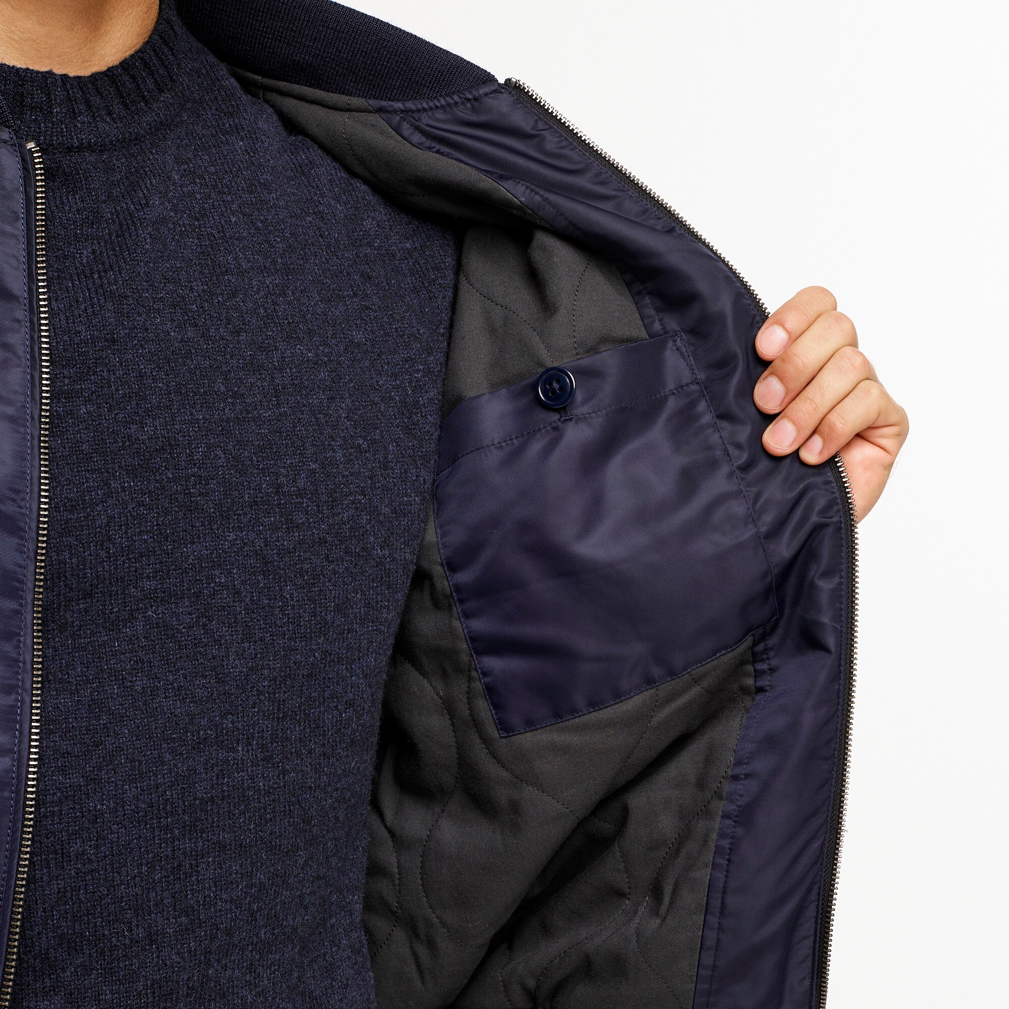 J Crew Wallace Barnes Flight Bomber Jacket